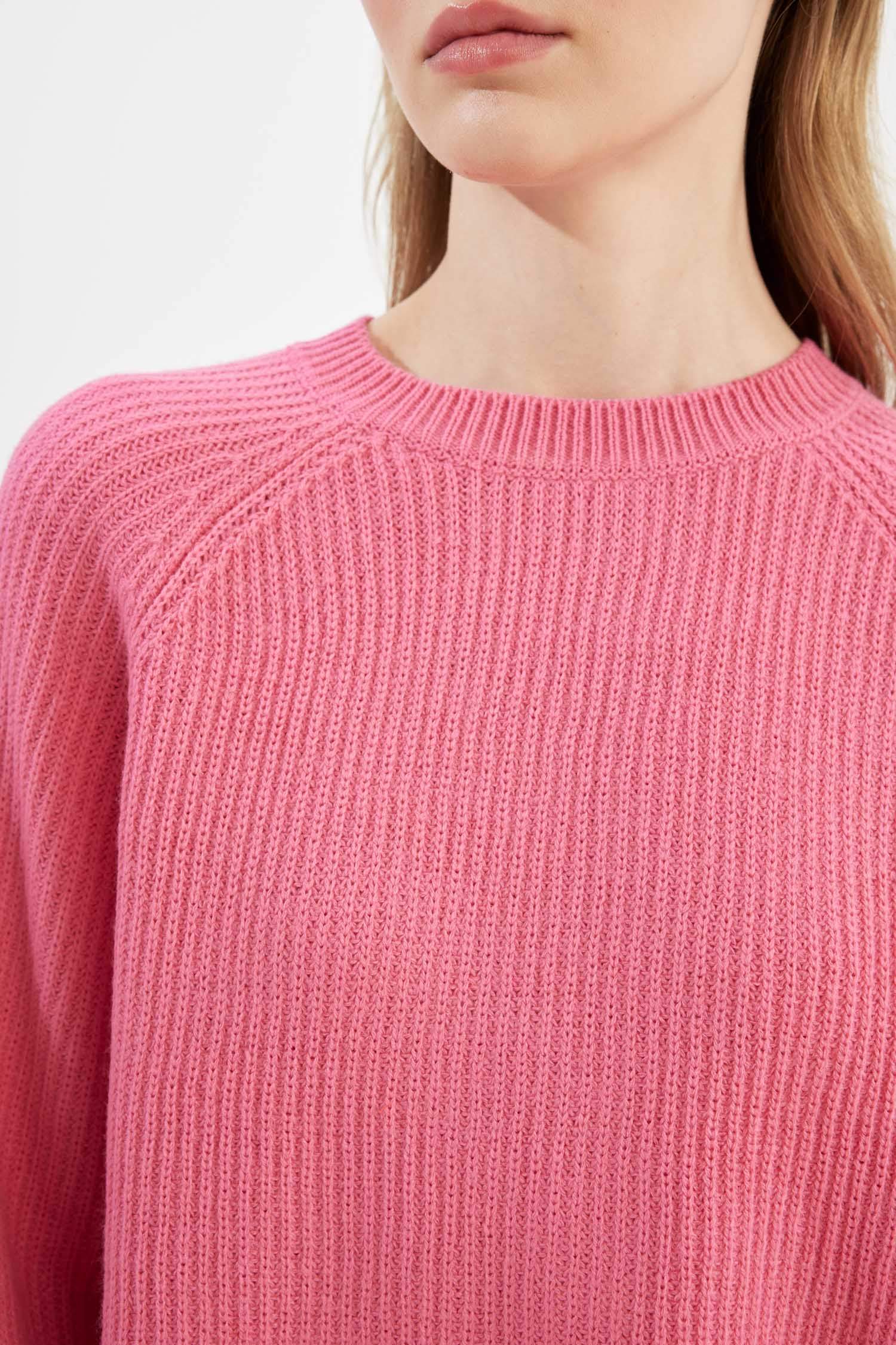 Coool Regular Fit Bisiklet Yaka Basic Düz Triko Kazak