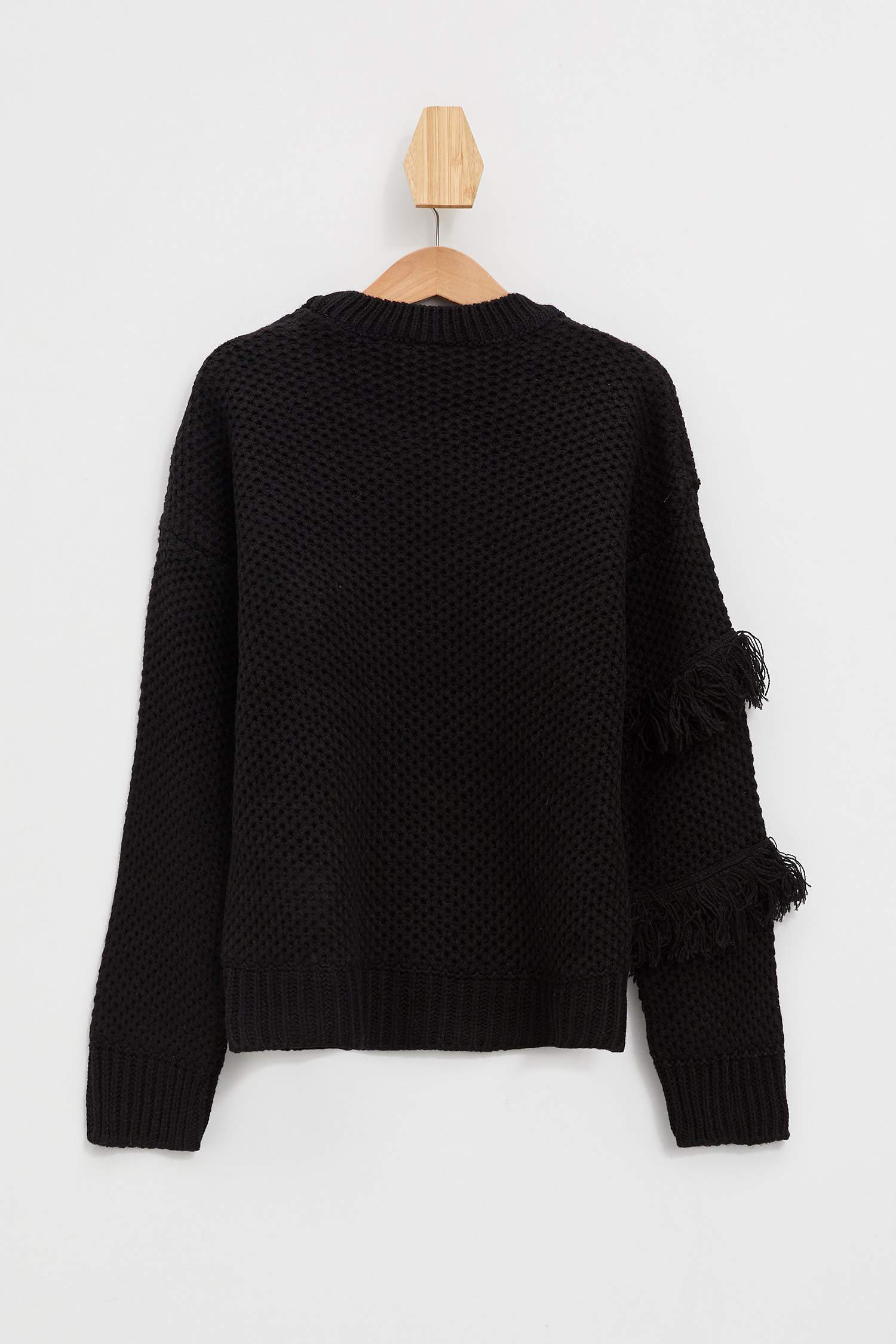 Defacto Püsküllü Triko Kazak. 2