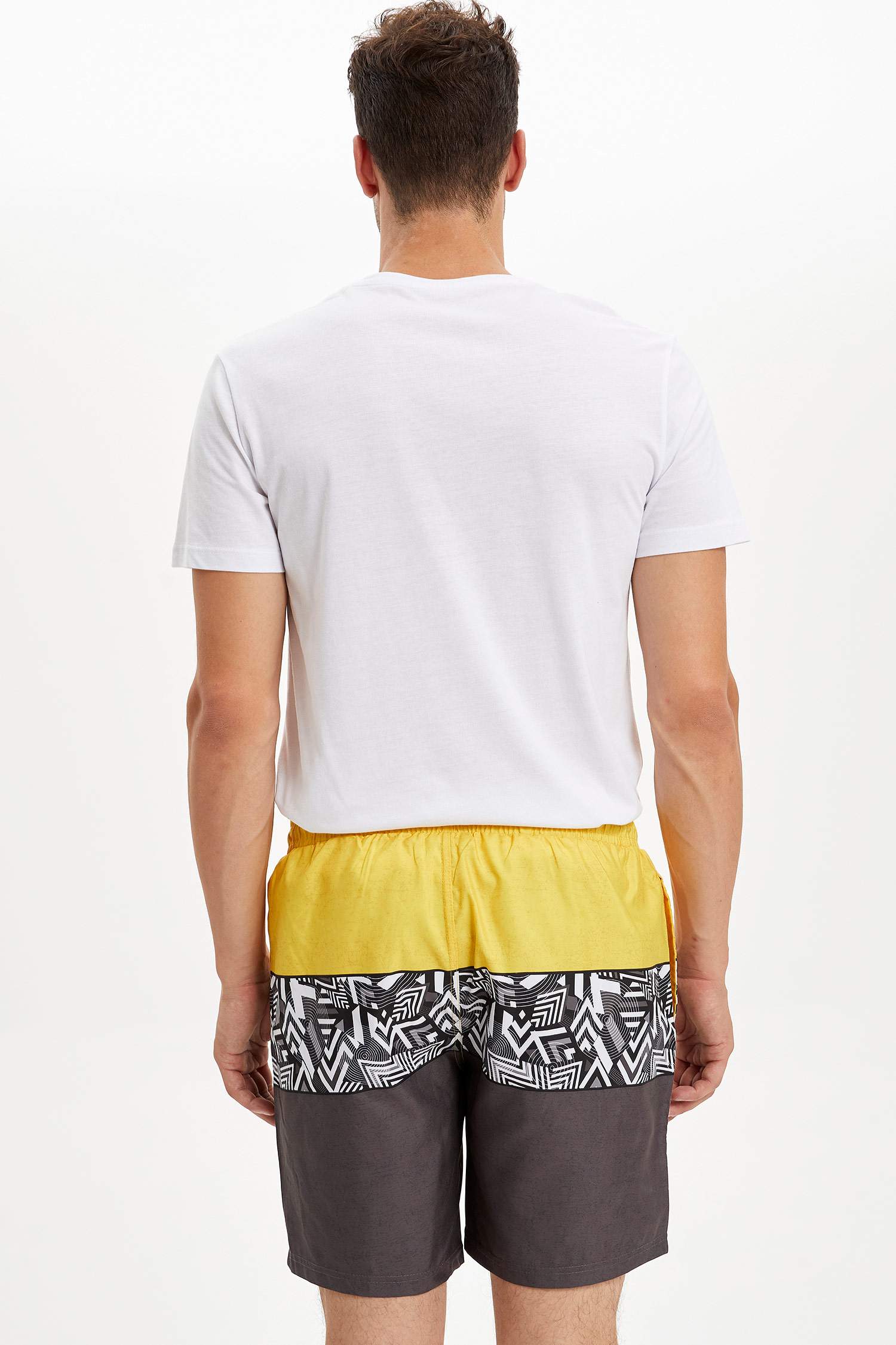 Defacto Renk Bloklu Yüzme Şortu. 2