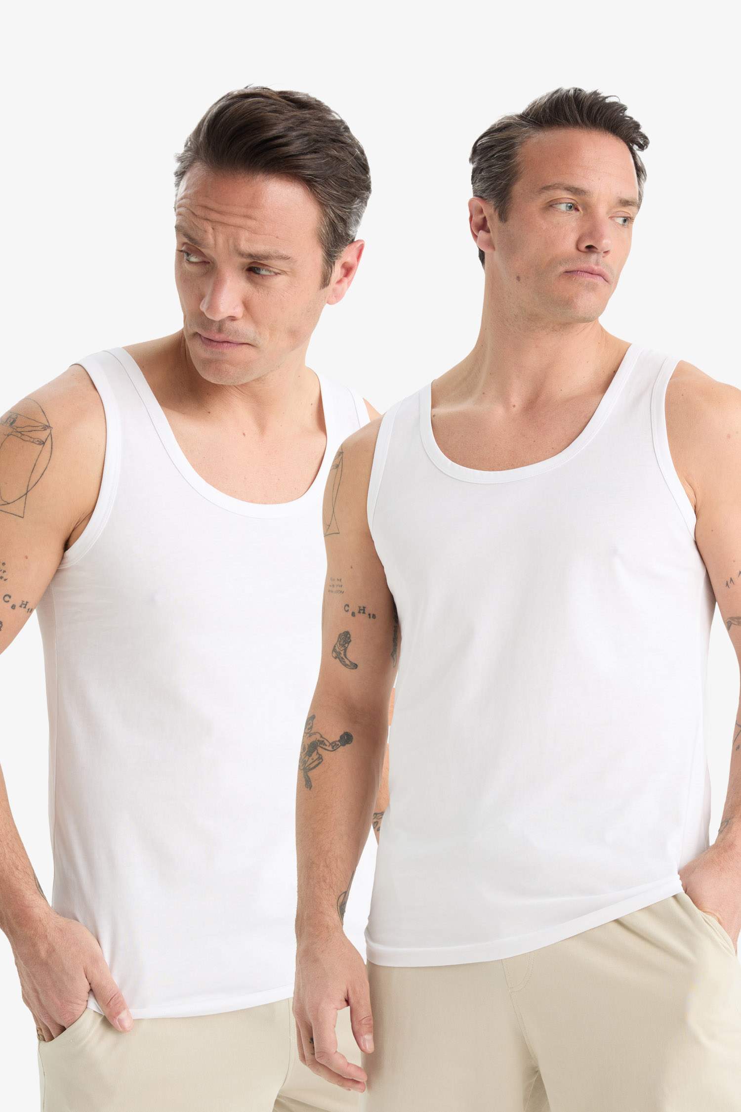 Slim Fit 2 piece Tank Top