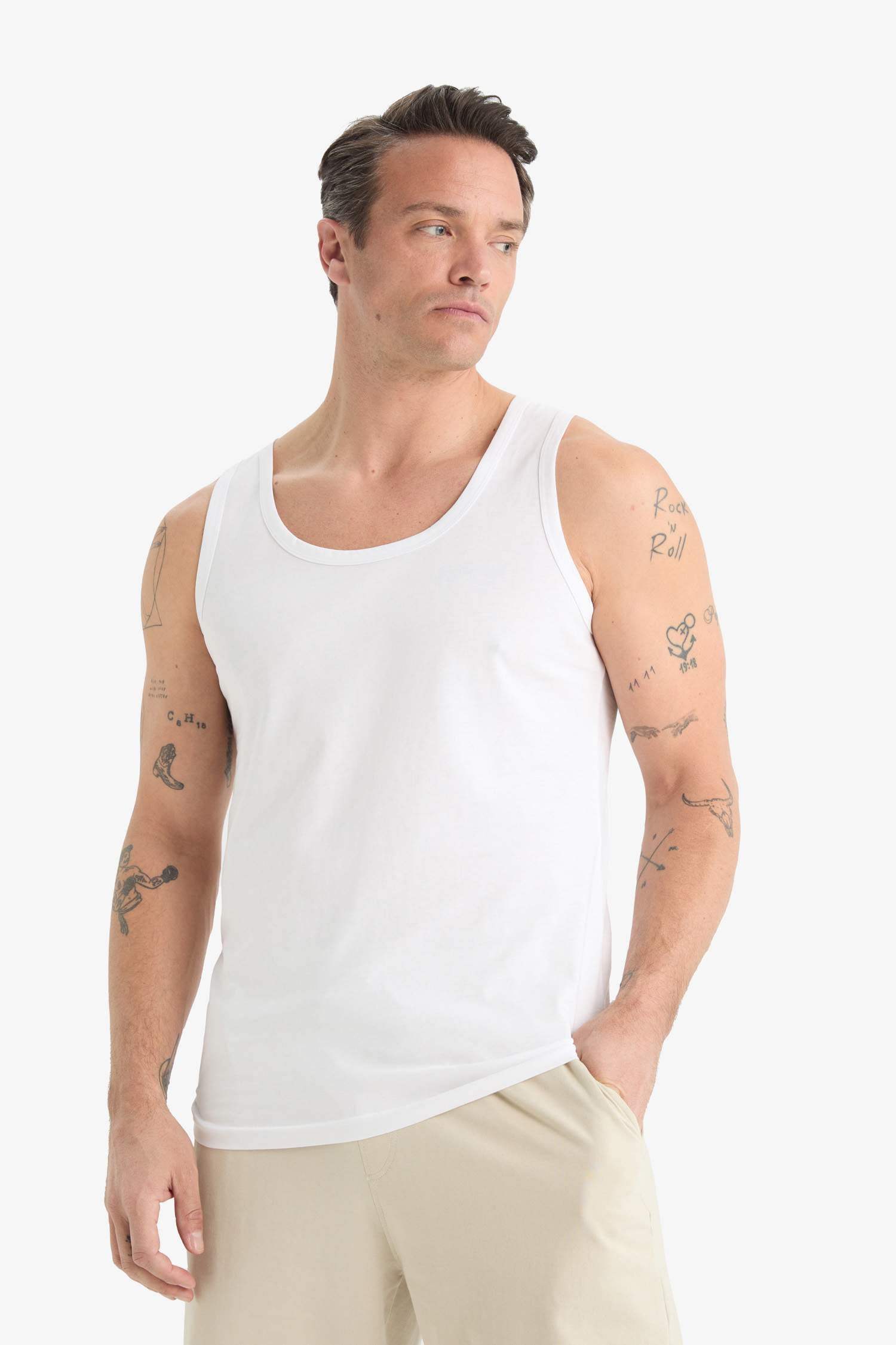 Slim Fit 2 piece Tank Top