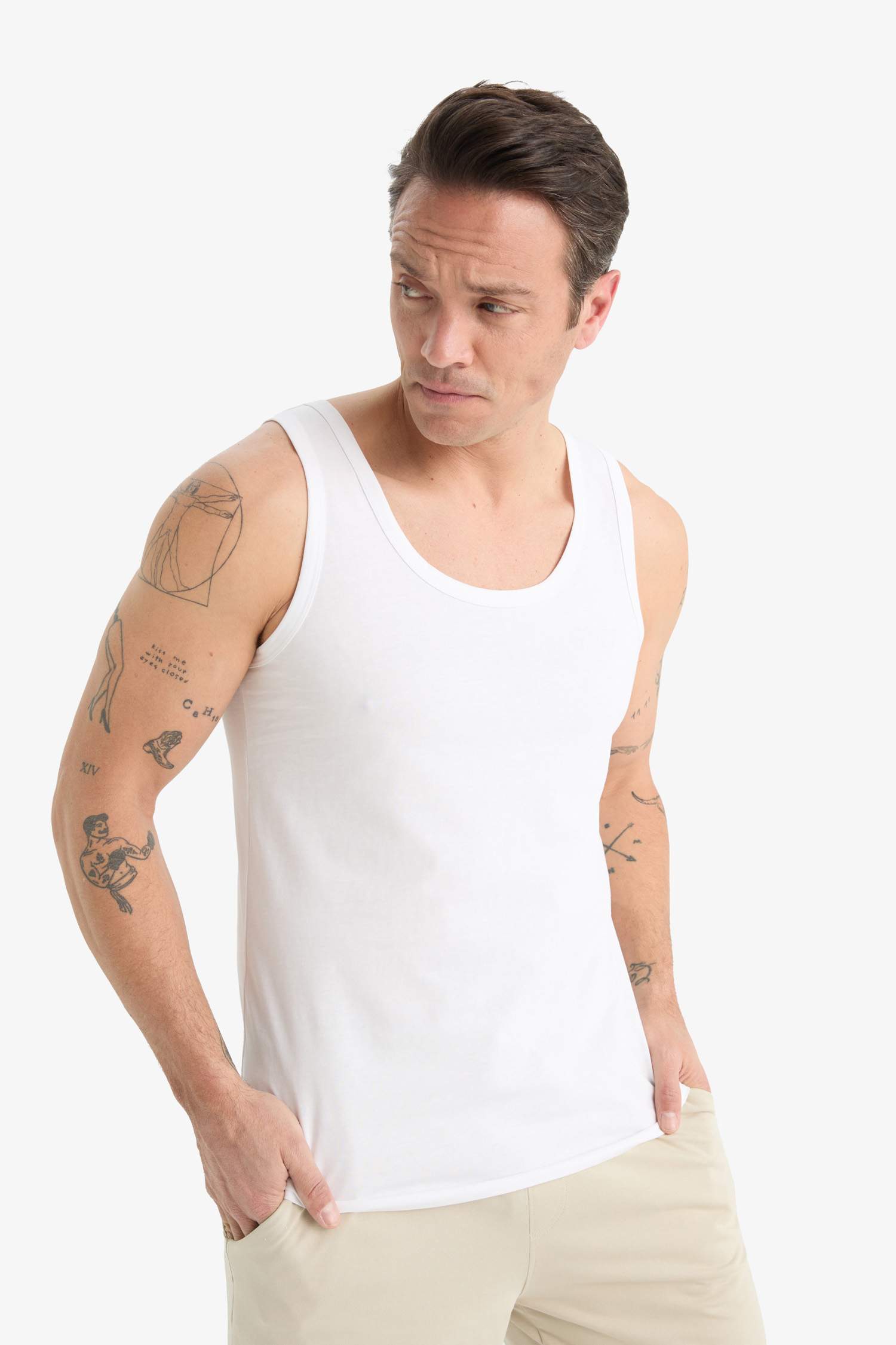 Slim Fit 2 piece Tank Top