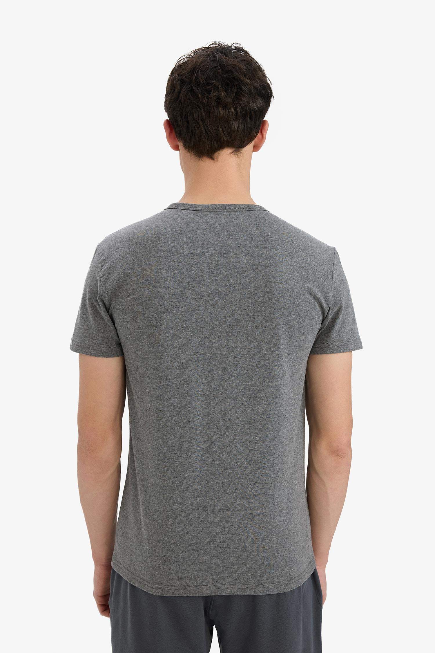 Slim Fit Short Sleeve Knitted Tops