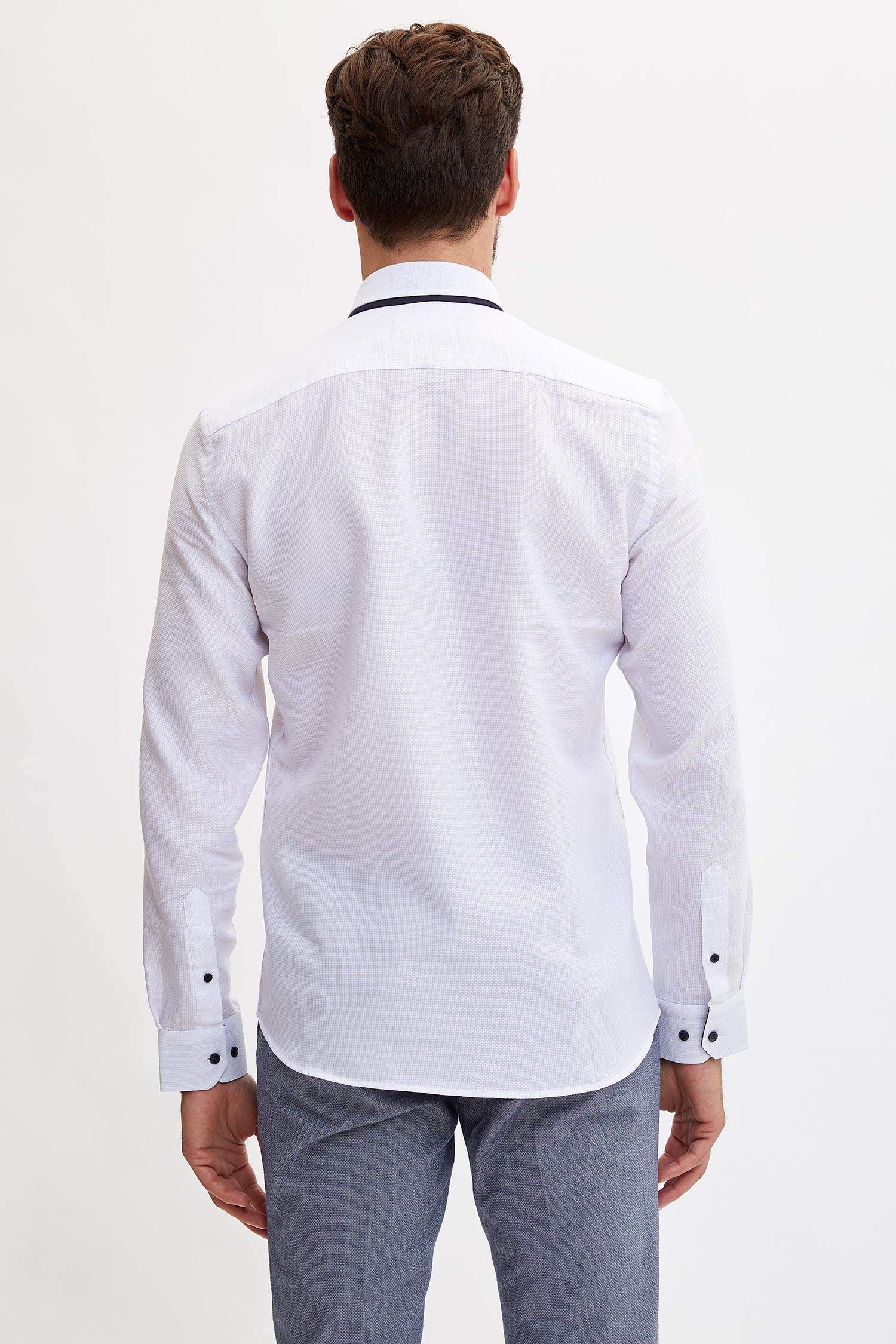 Defacto Slim Fit Gömlek. 4
