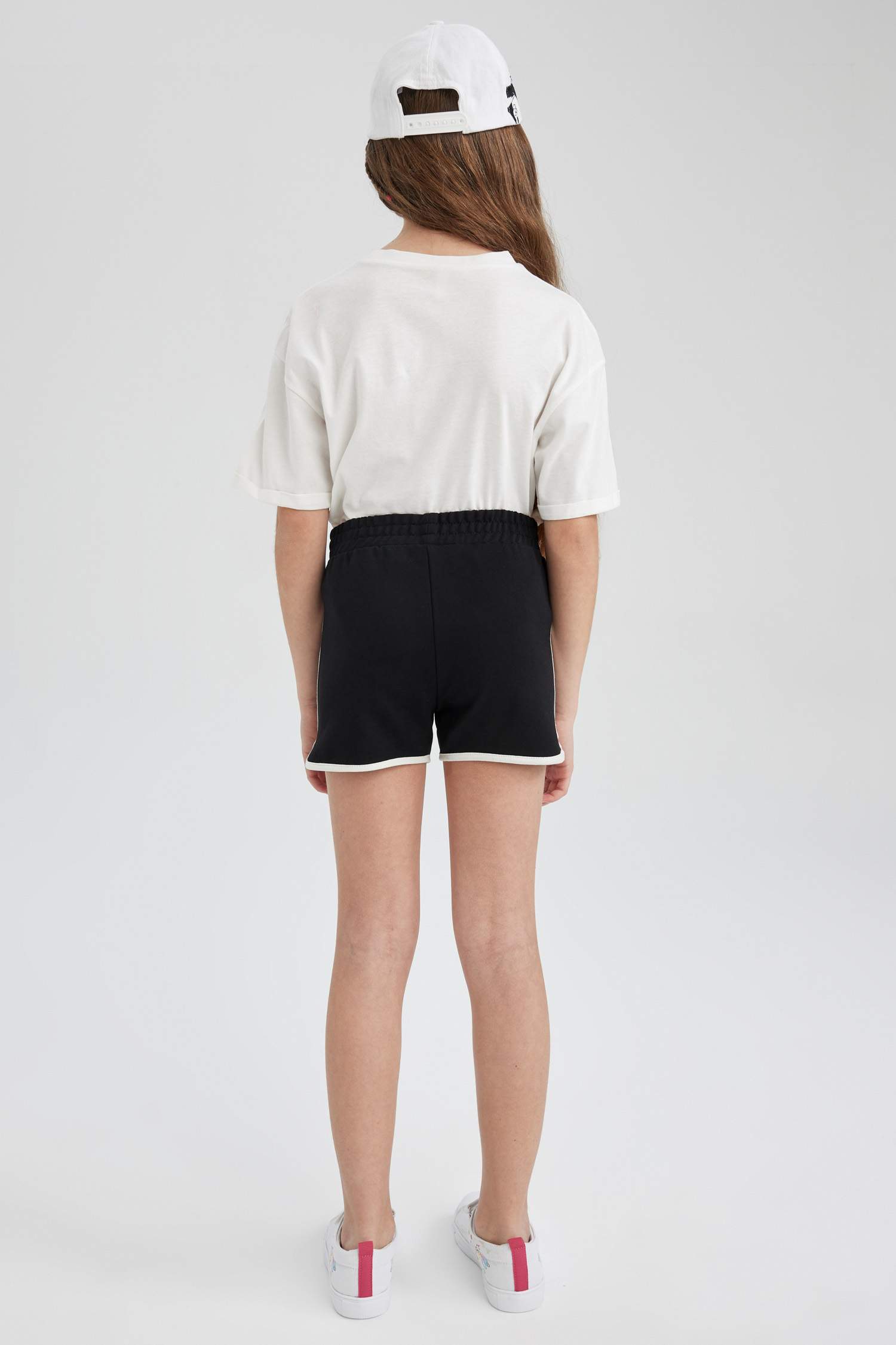 Girl Sweatshirt Fabric Shorts