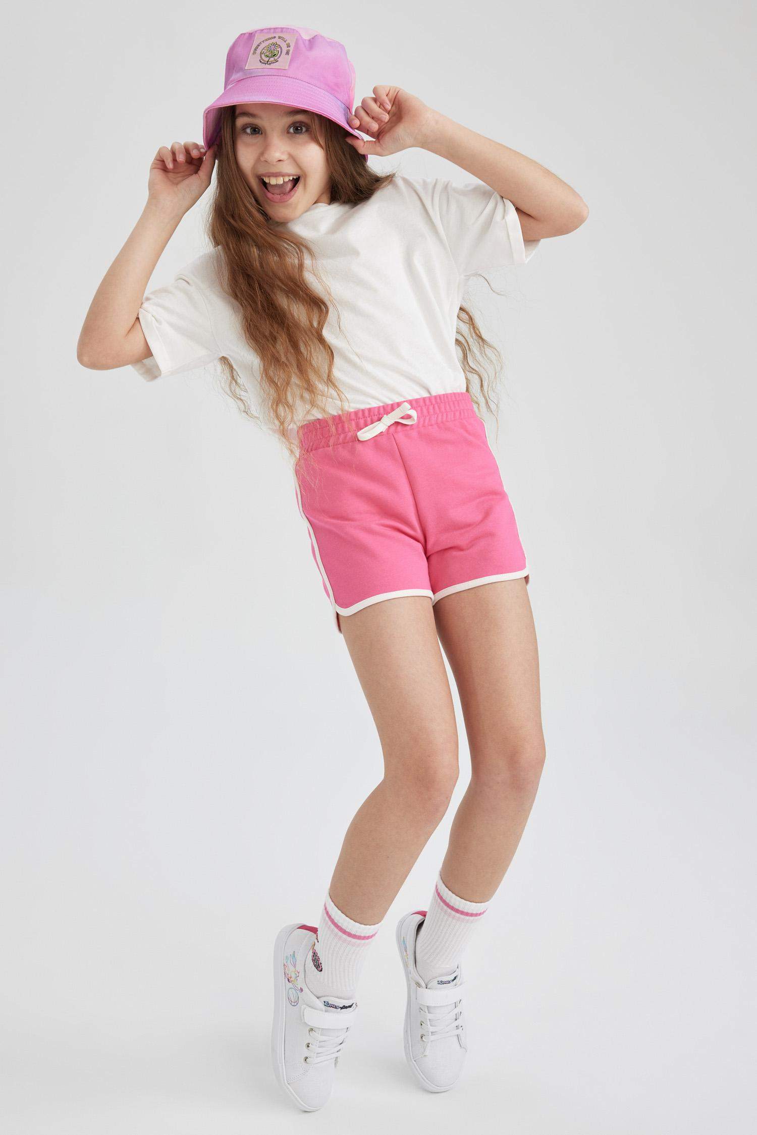 شورت بناتي قماش رقيق