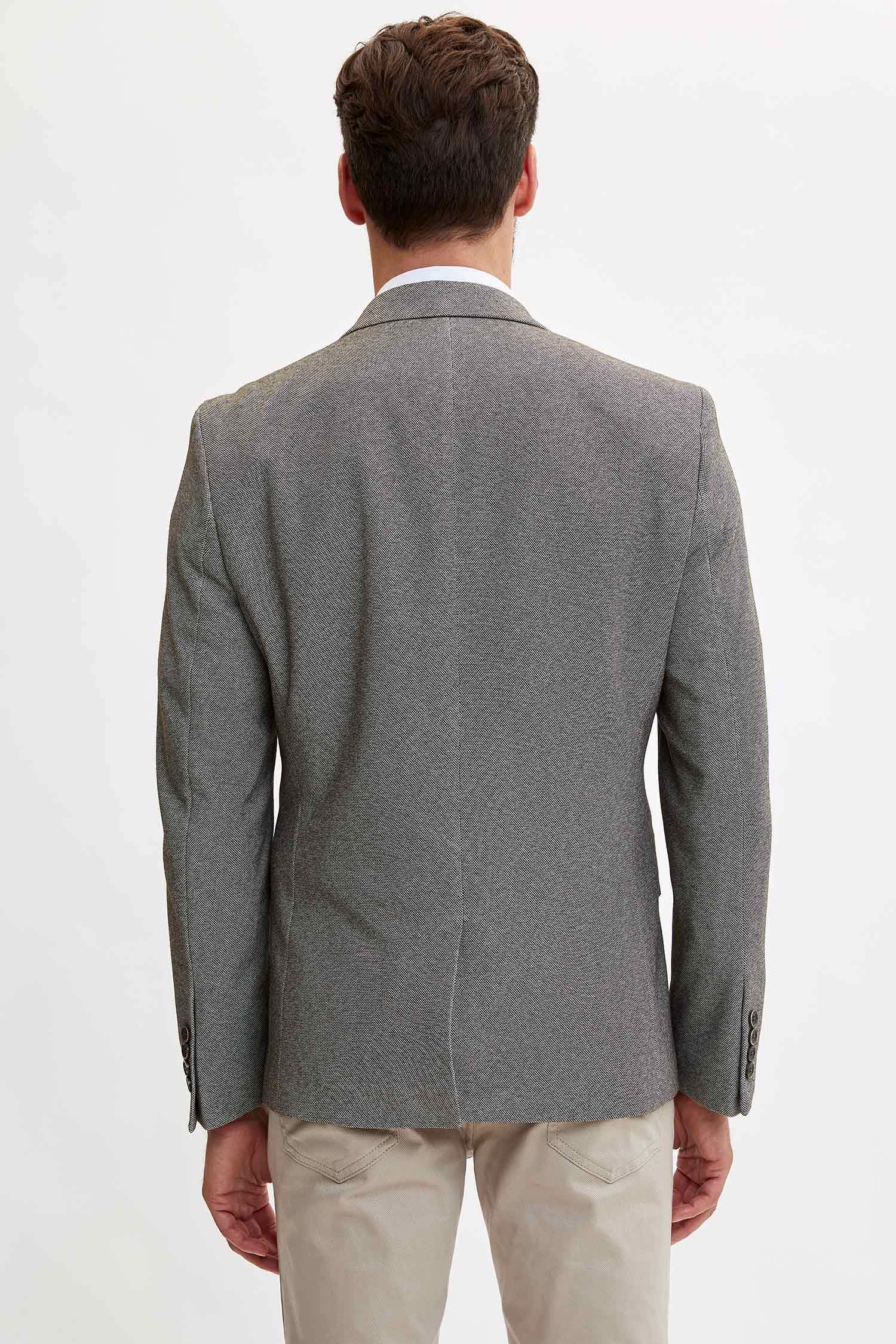Defacto Slim Fit Blazer Ceket. 4