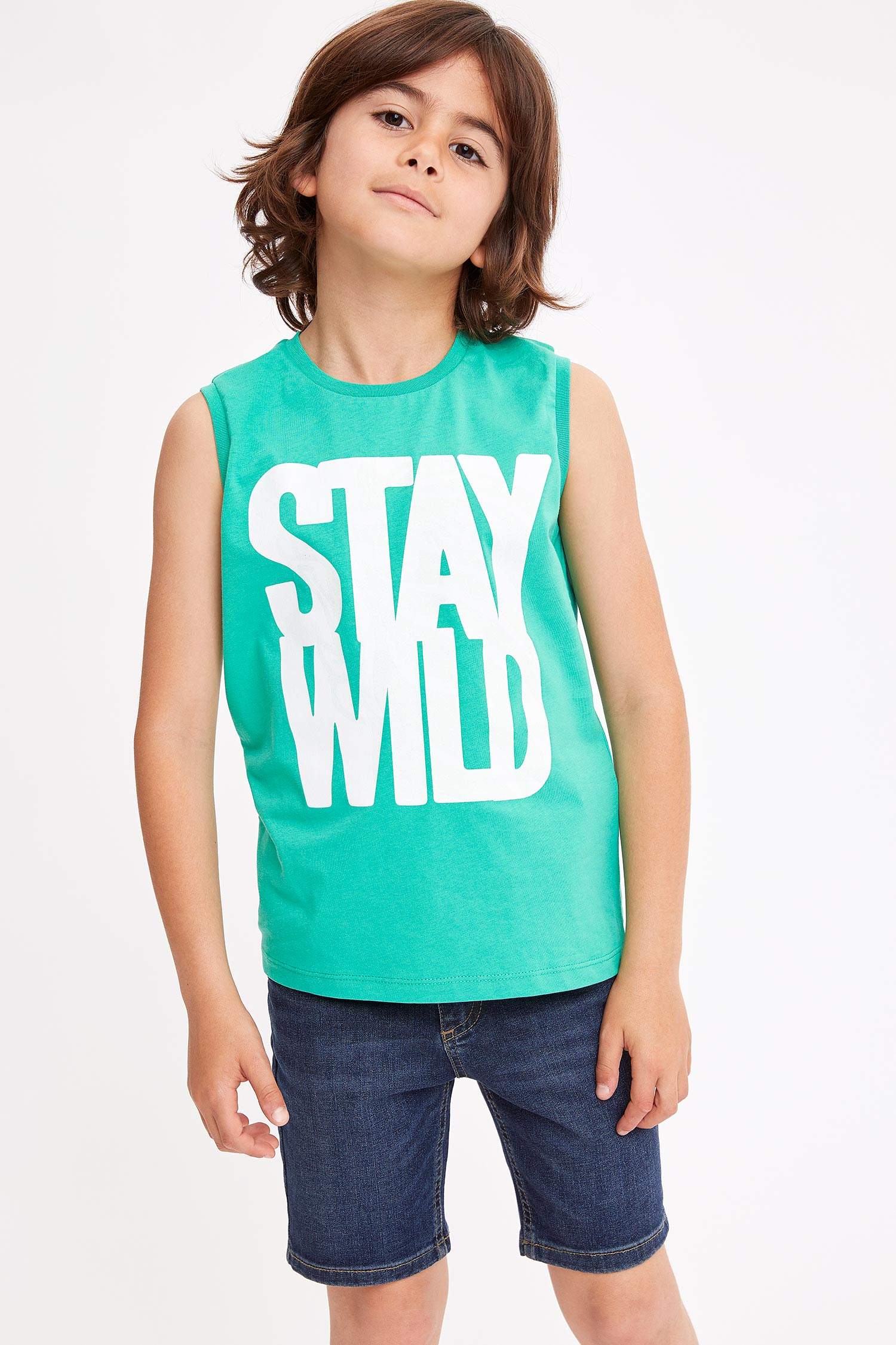 Defacto Karanlıkta Parlayan Baskılı T-shirt. 4