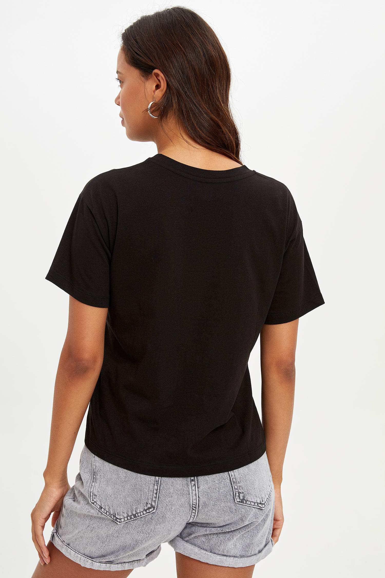 Defacto Aslan Burcu Baskılı T-shirt. 5