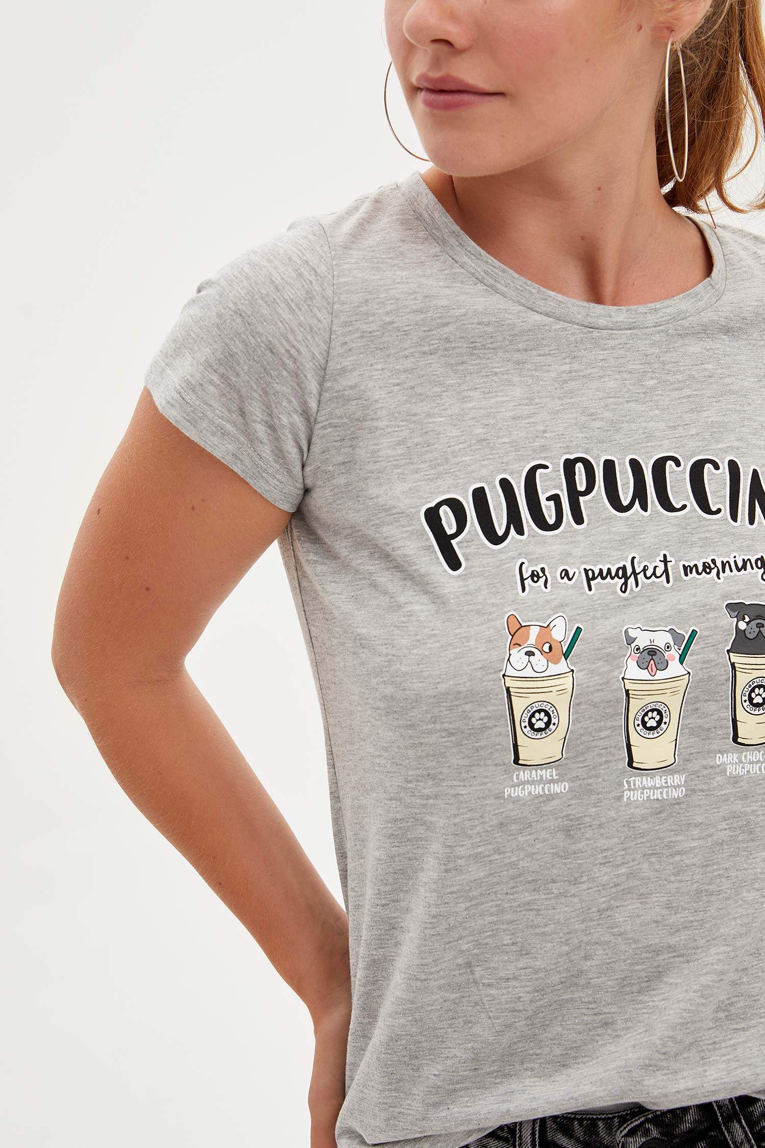 Defacto Baskılı Kısa Kollu T-shirt. 3
