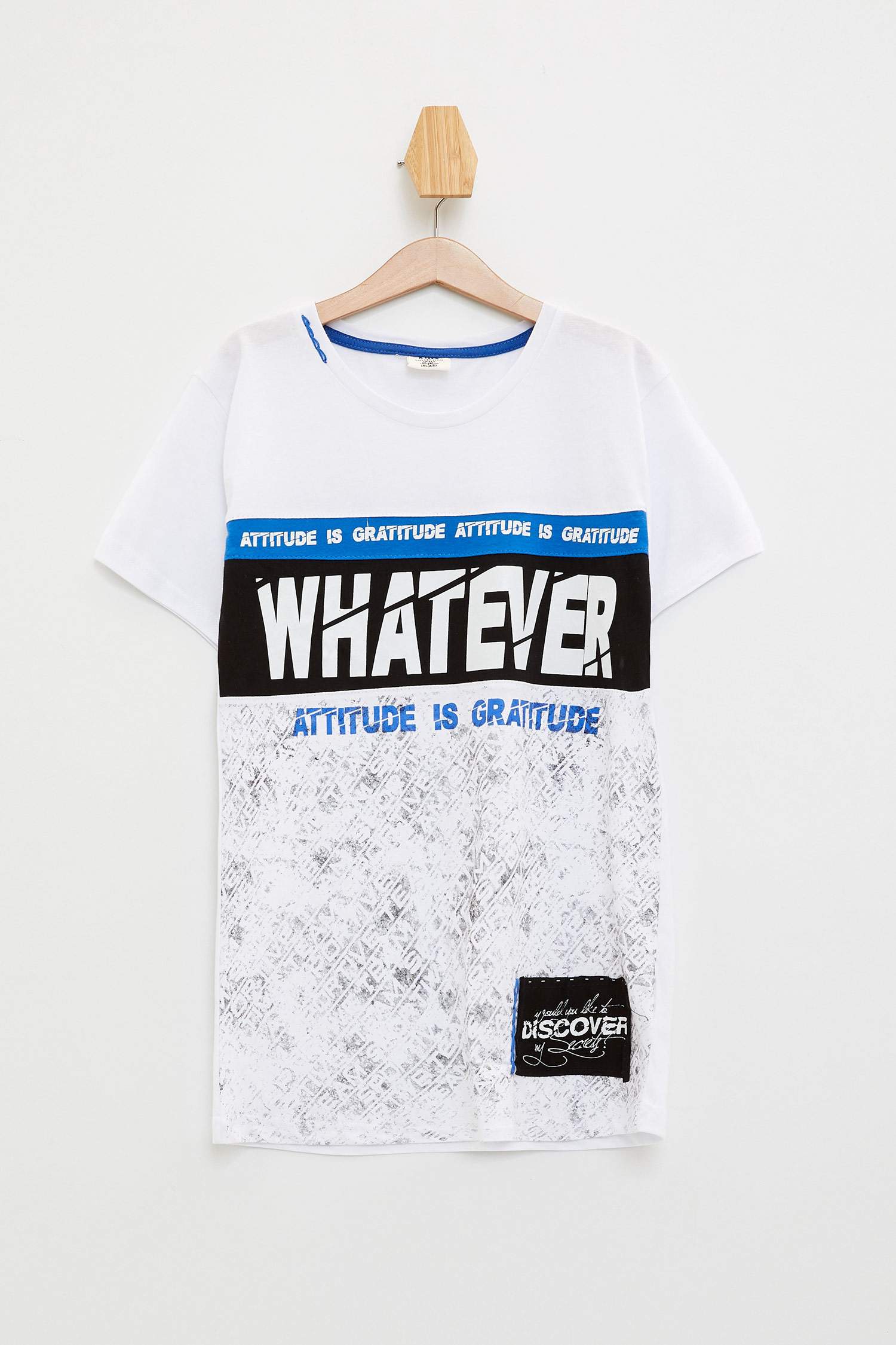 Defacto Baskılı Kısa Kollu T-shirt. 1