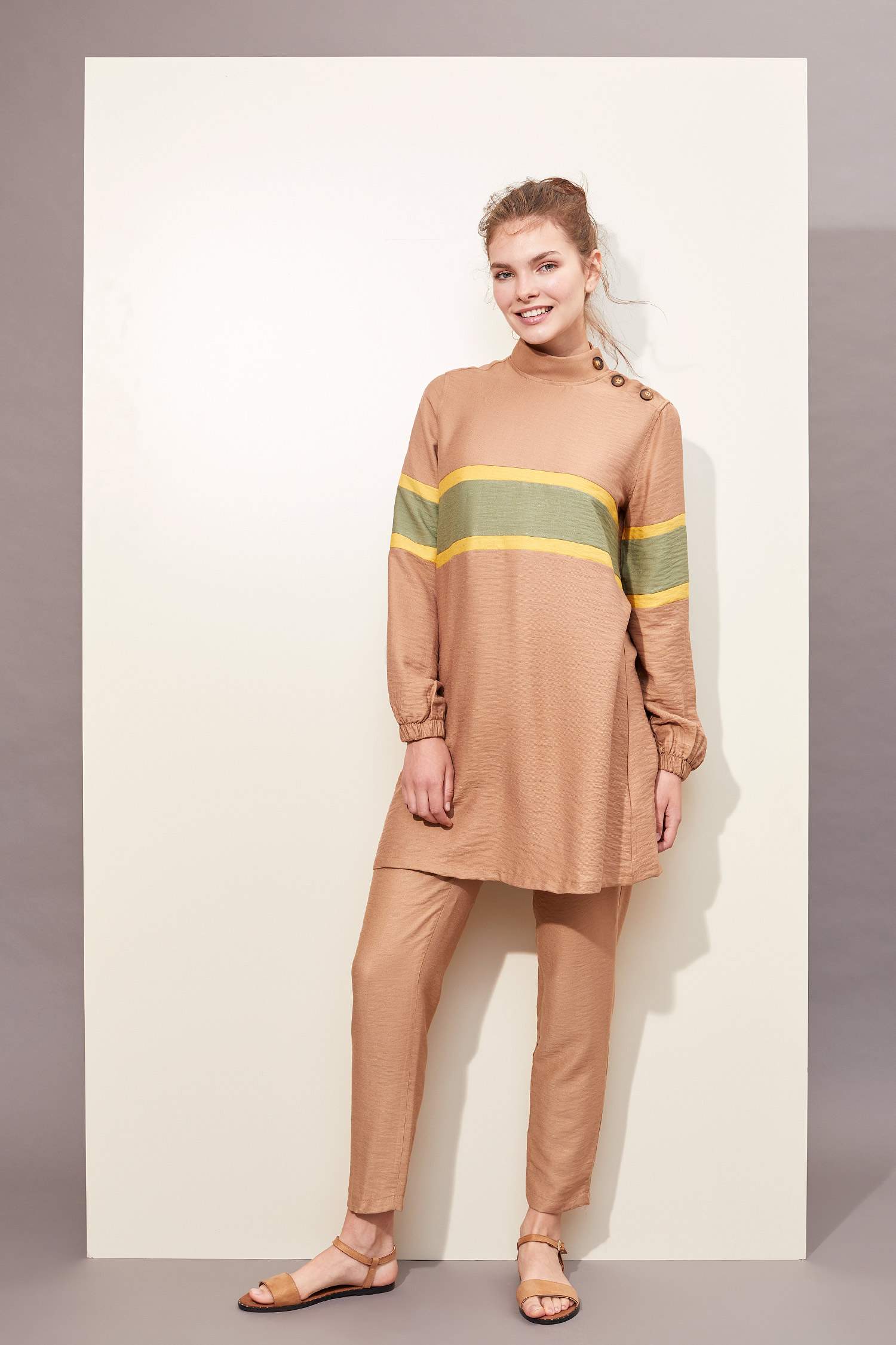 Defacto Dokuma Pantolon. 1