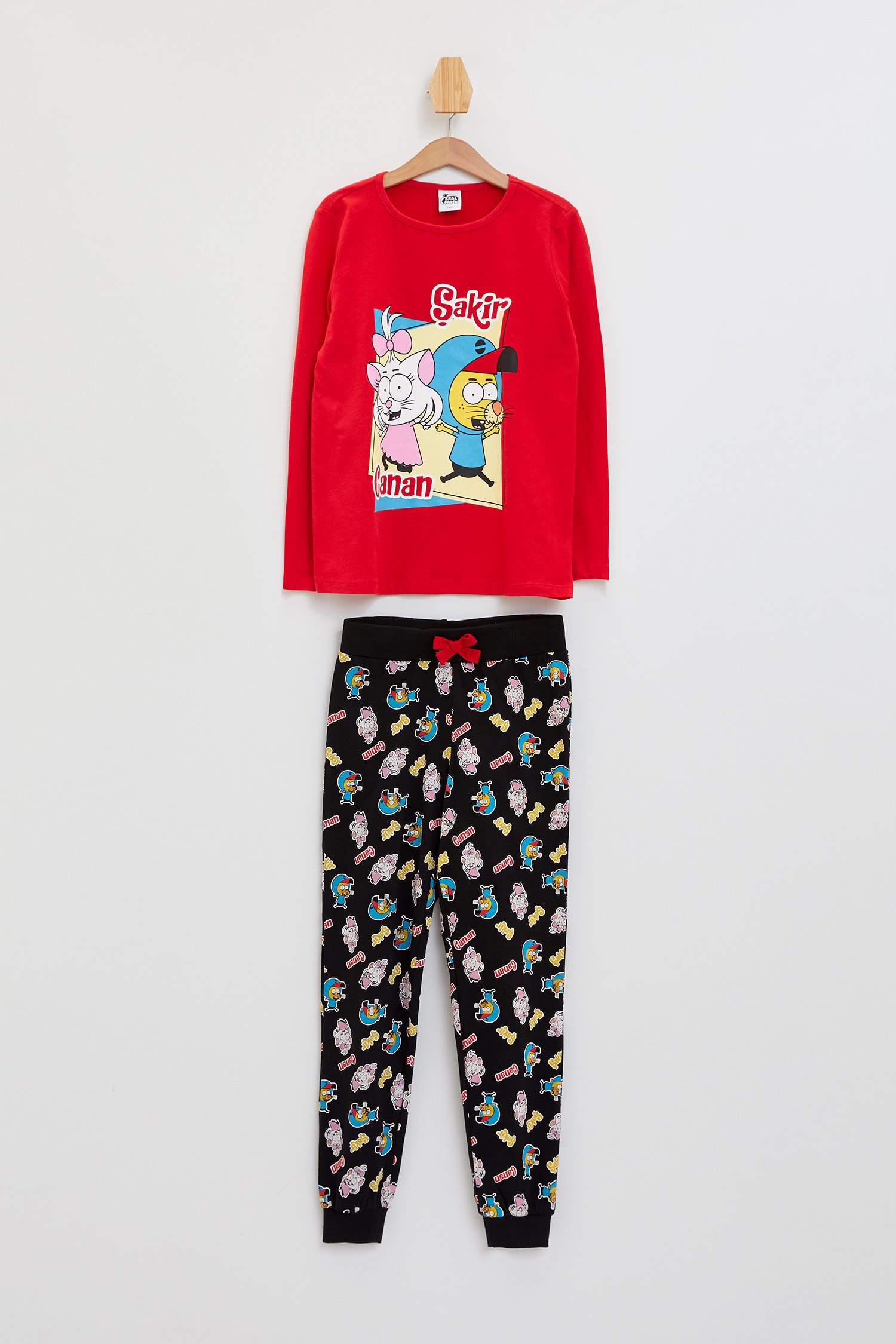 Defacto Kız Çocuk Kral Şakir Lisanslı Pijama Takımı. 5