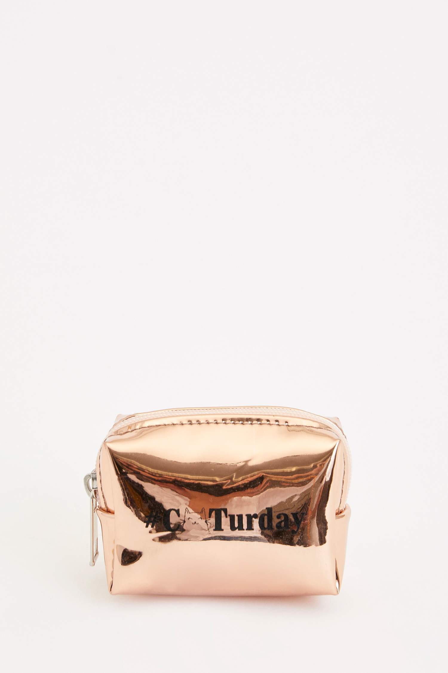 Defacto Fermuarlı Parlak Çanta. 1