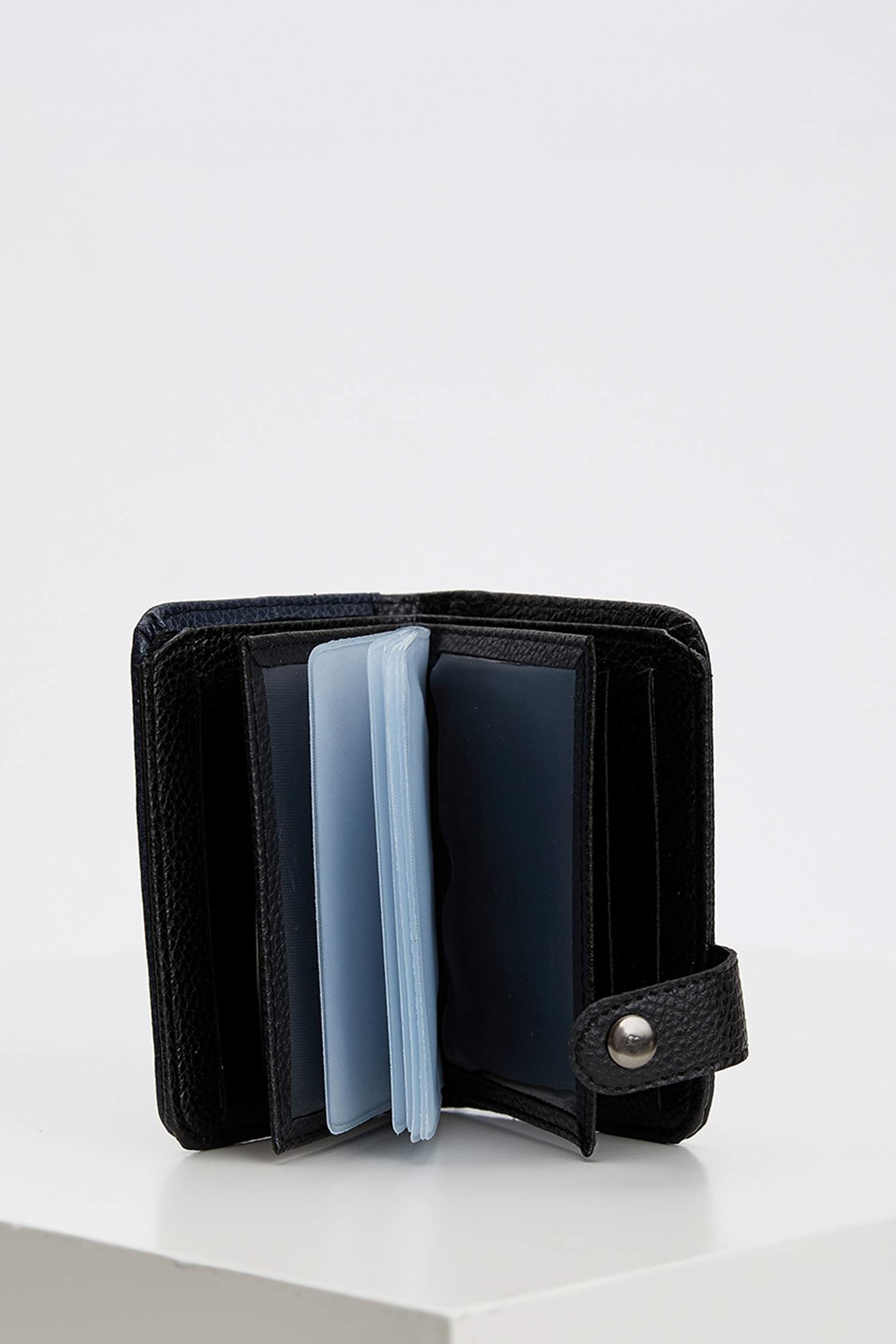 Black MEN Faux Leather Wallet 2328405 DeFacto