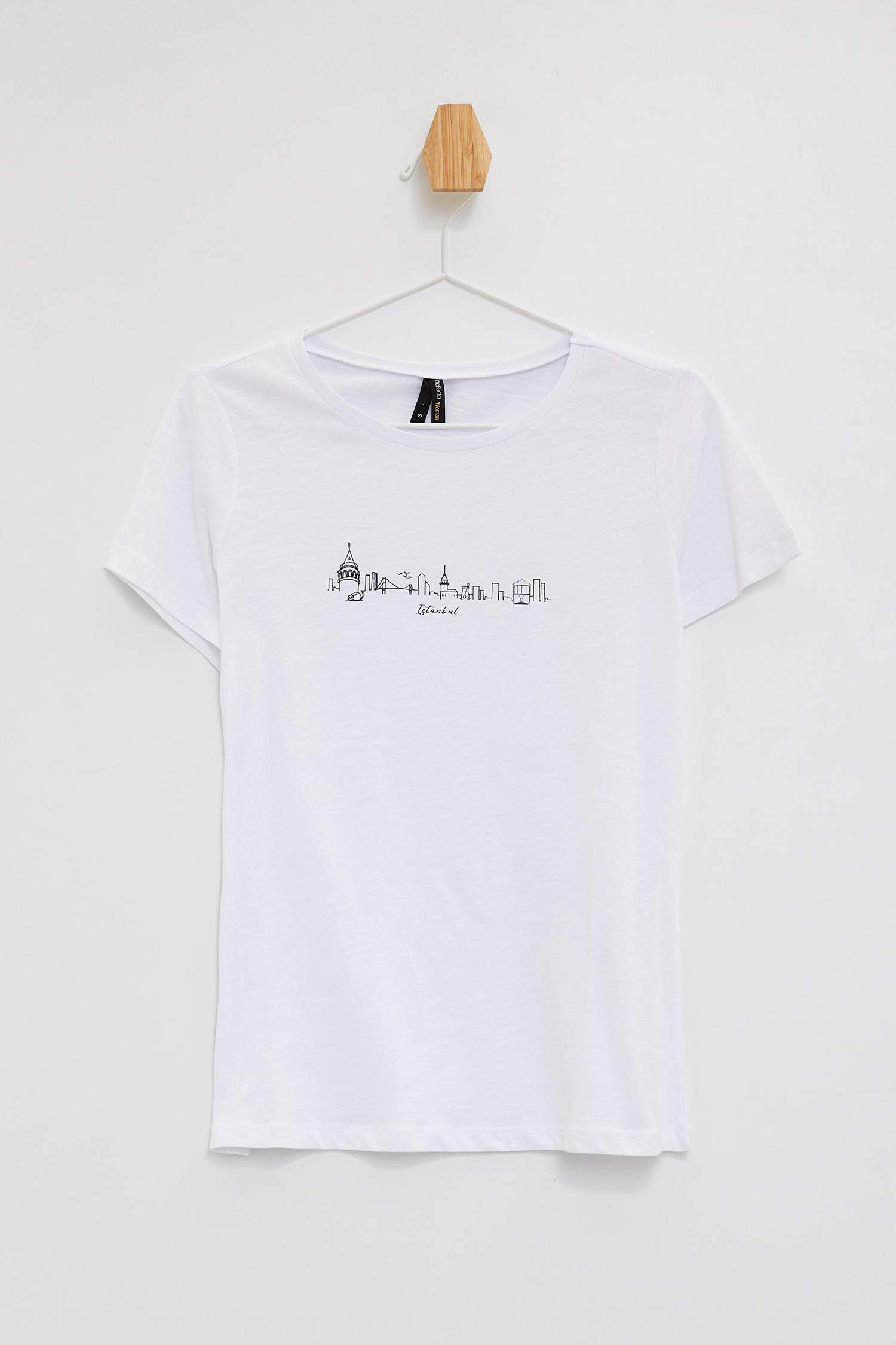Defacto Baskılı Kısa Kollu T-shirt. 1