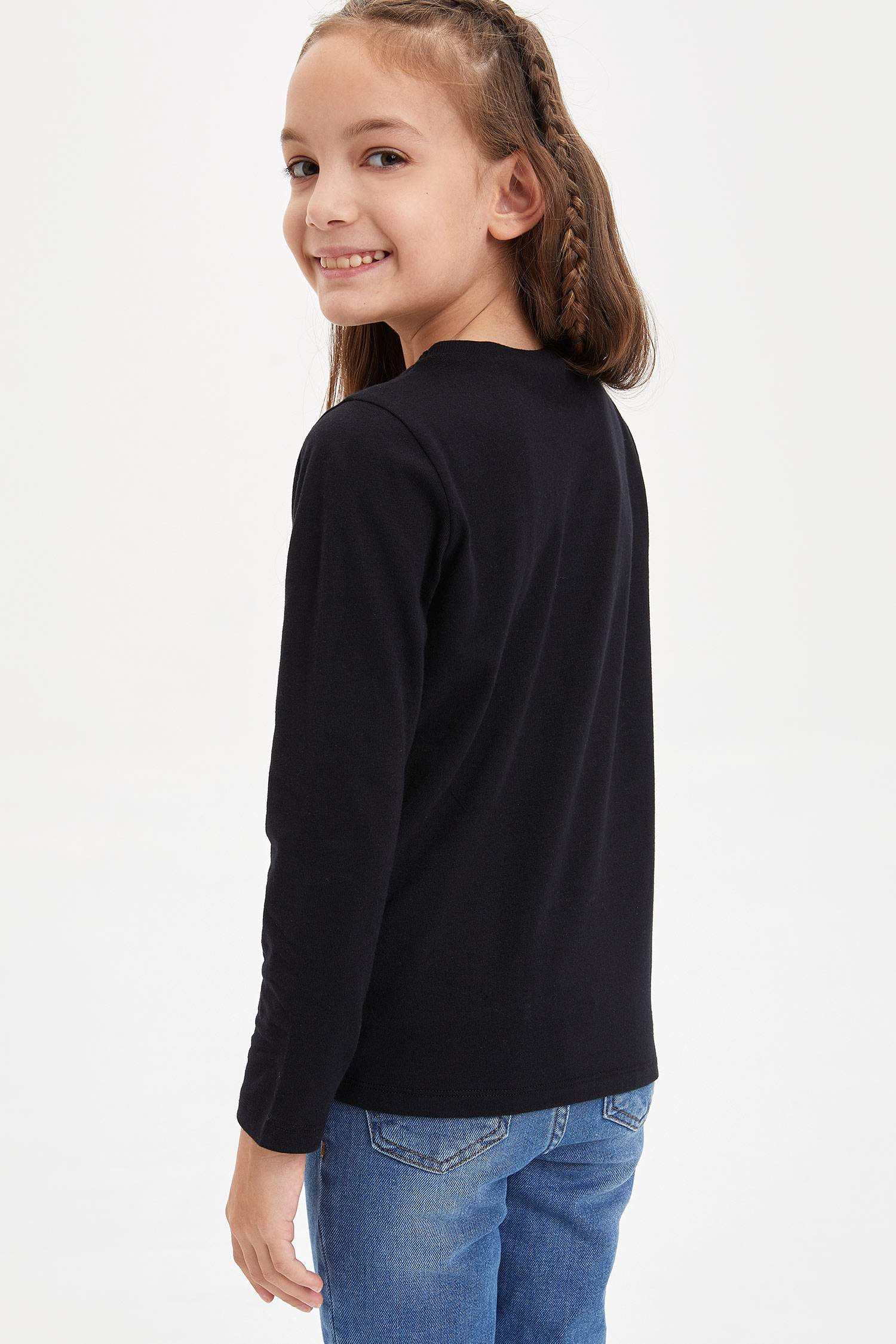 Defacto Smiley World Lisanslı Sweatshirt. 3