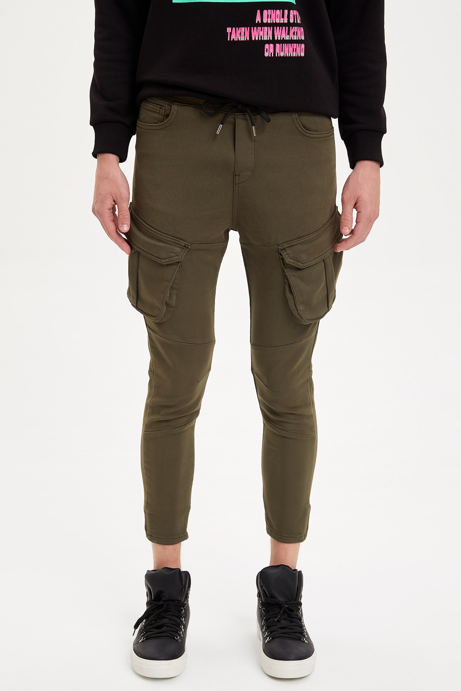 Defacto Slim Fit Kargo Pantolon. 1