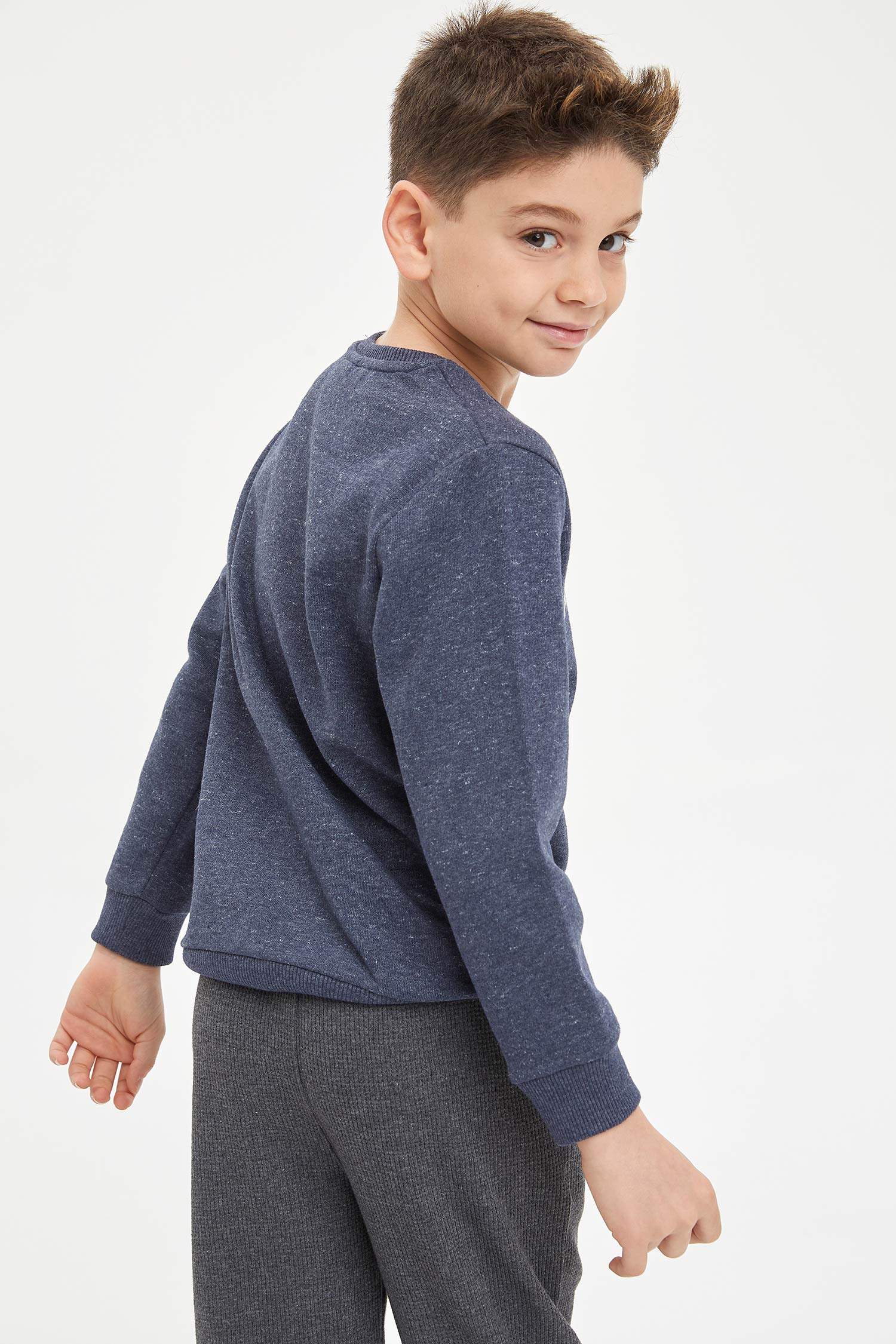Defacto Erkek Çocuk Baskılı Sweatshirt. 3