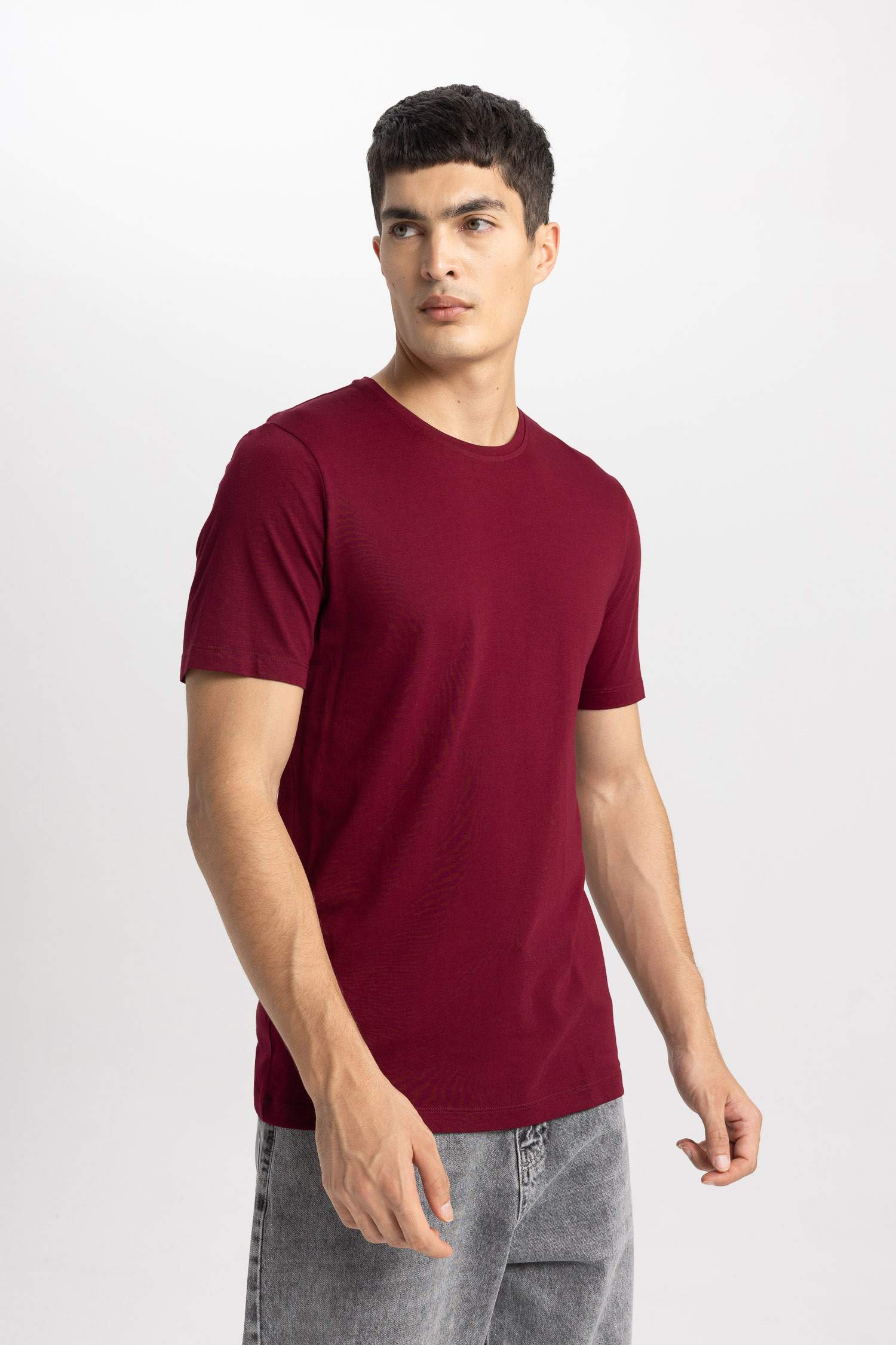 Slim Fit Crew Neck Premium Quality Basic T-Shirt