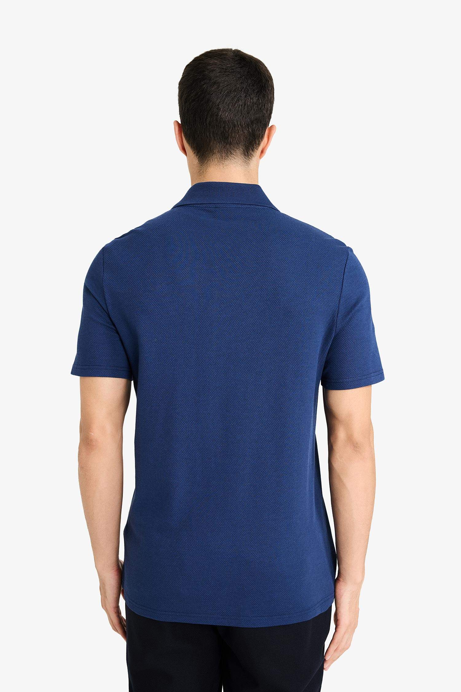 Поло с коротким рукавом, Slim Fit, базовая модель