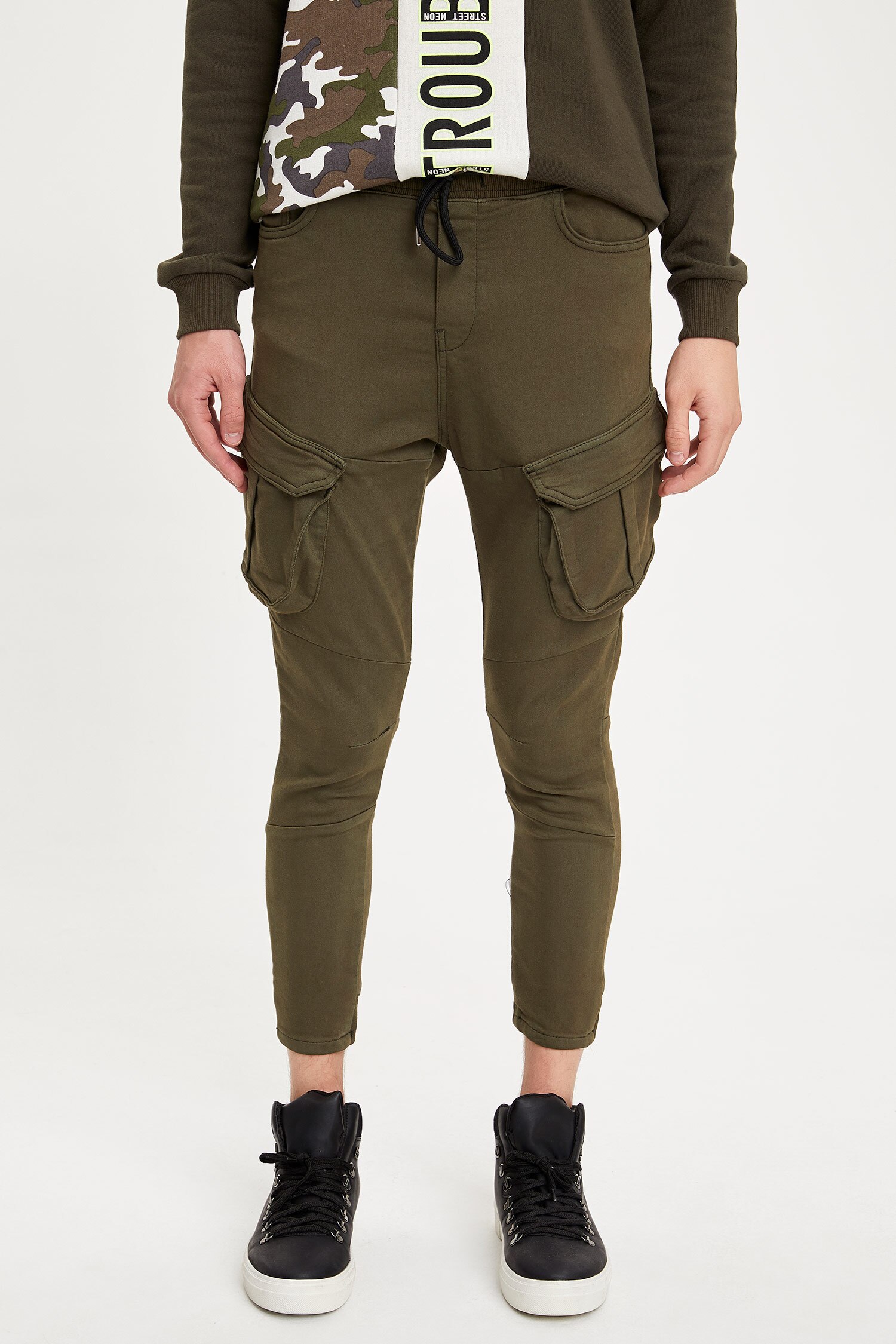 Defacto Örme Jogger Pantolon. 1