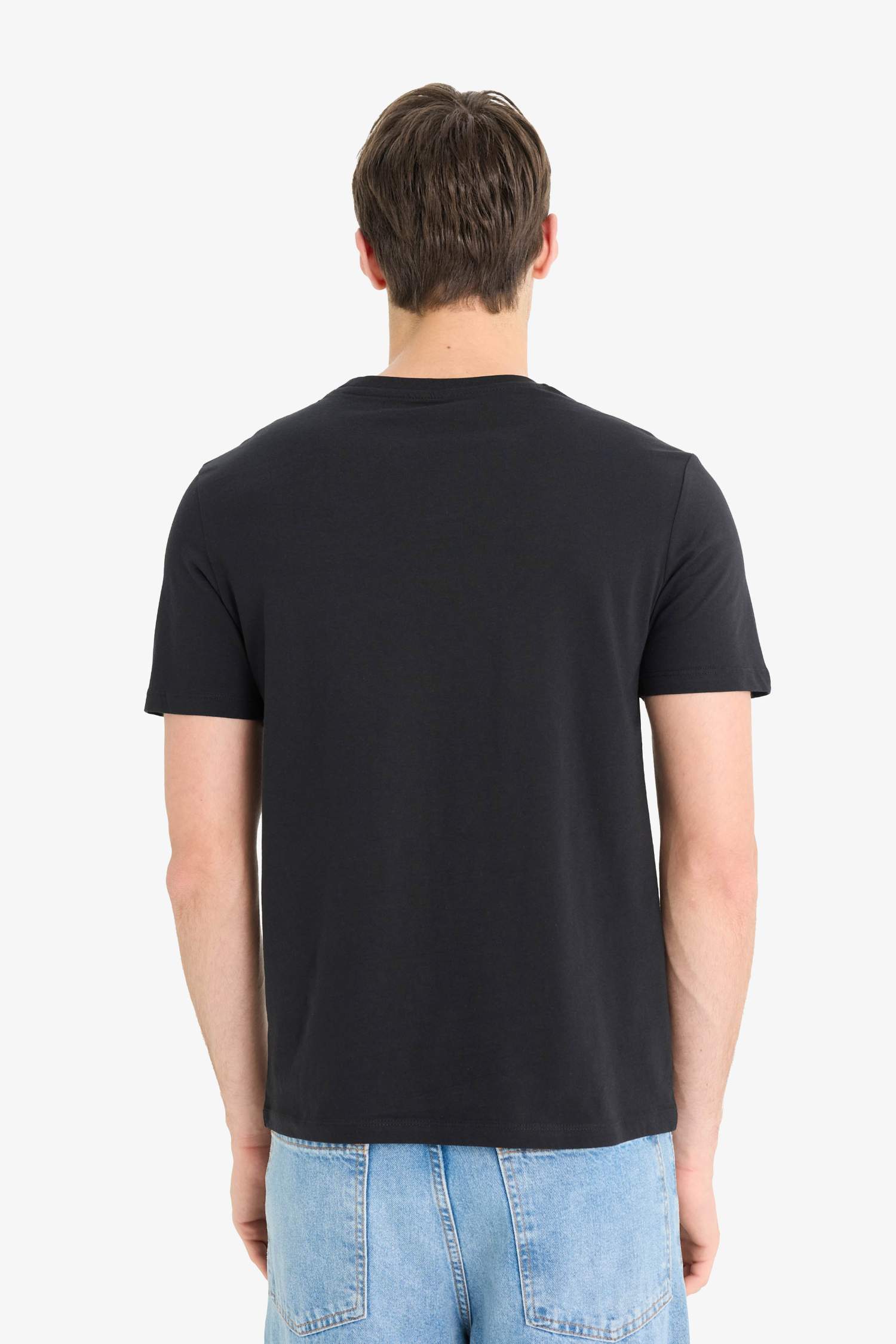 Regular Fit Crew Neck Basic T-Shirt