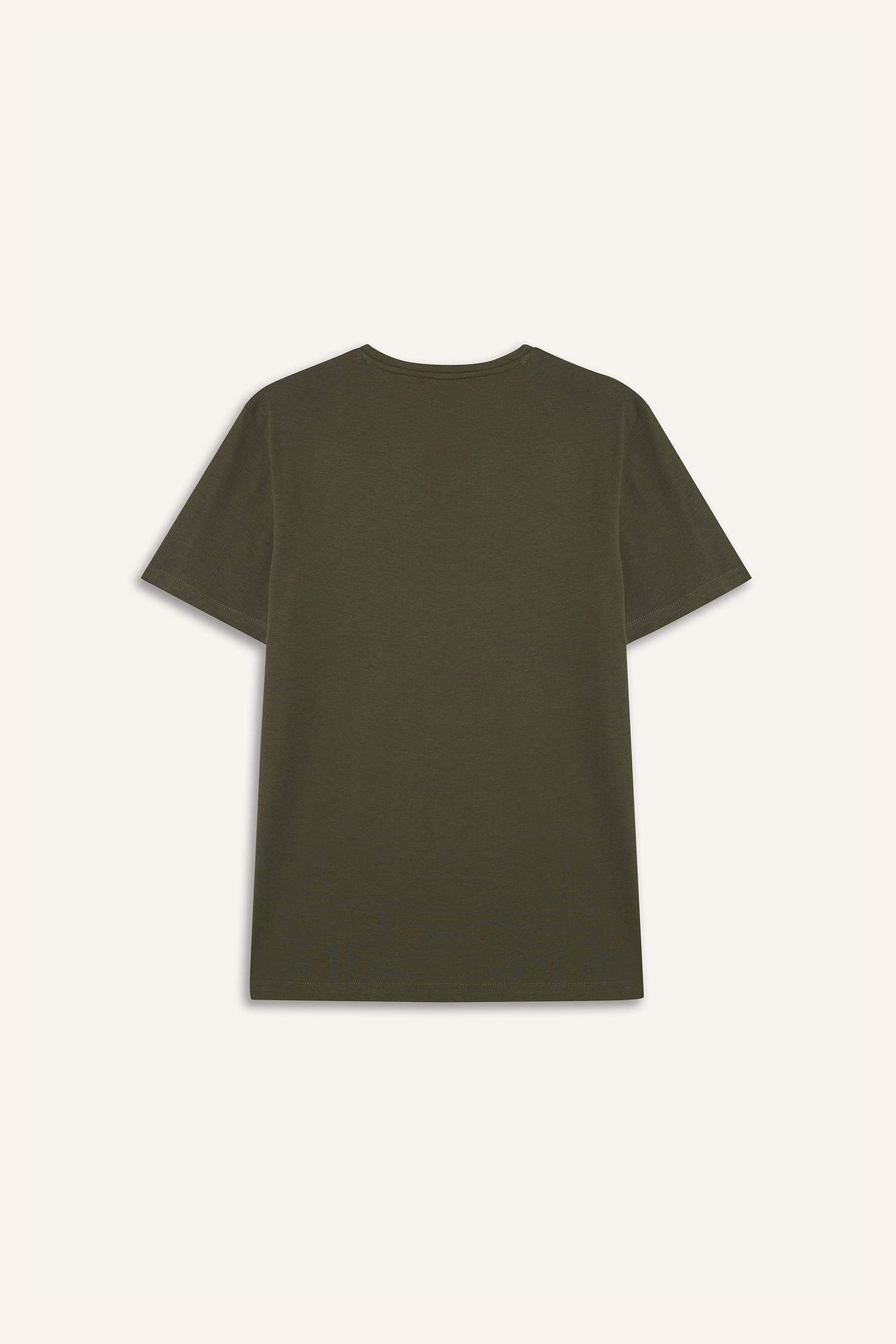 تيشيرت سادة نص ردن سليم فيت