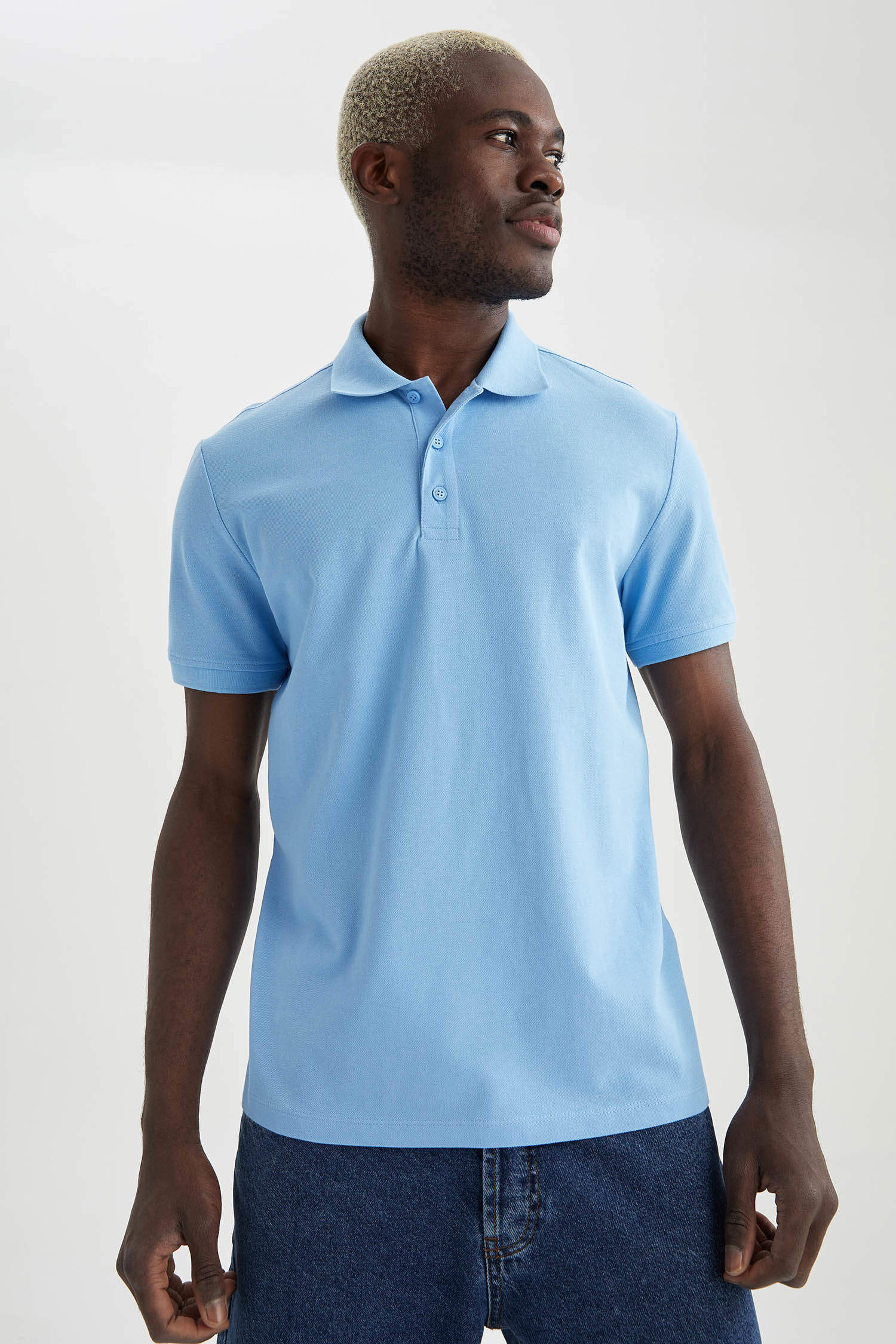 Blue MAN Man Polo T-Shirt 1151896 | DeFacto