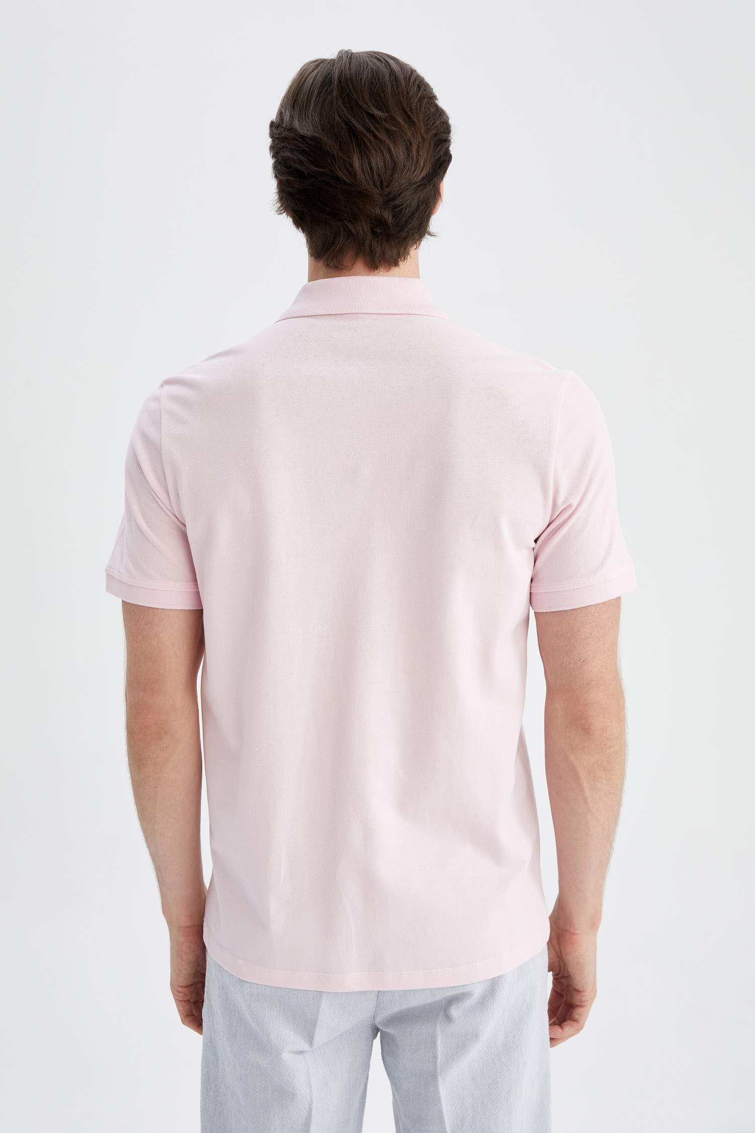 Футболка-поло стандартного кроя из 100% хлопка