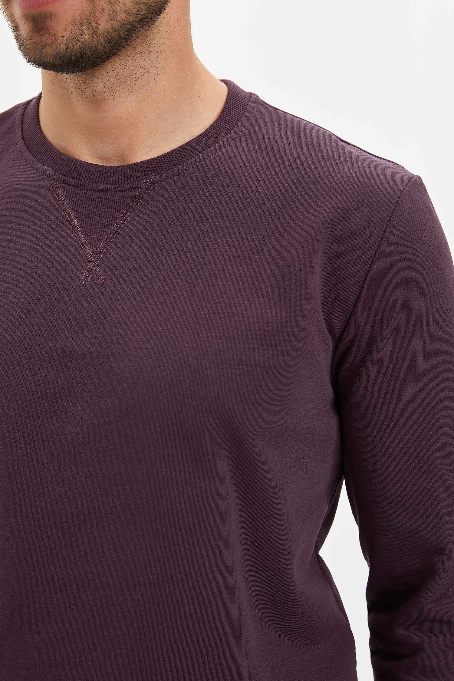 Defacto Basic Regular Fit Sweatshirt. 3