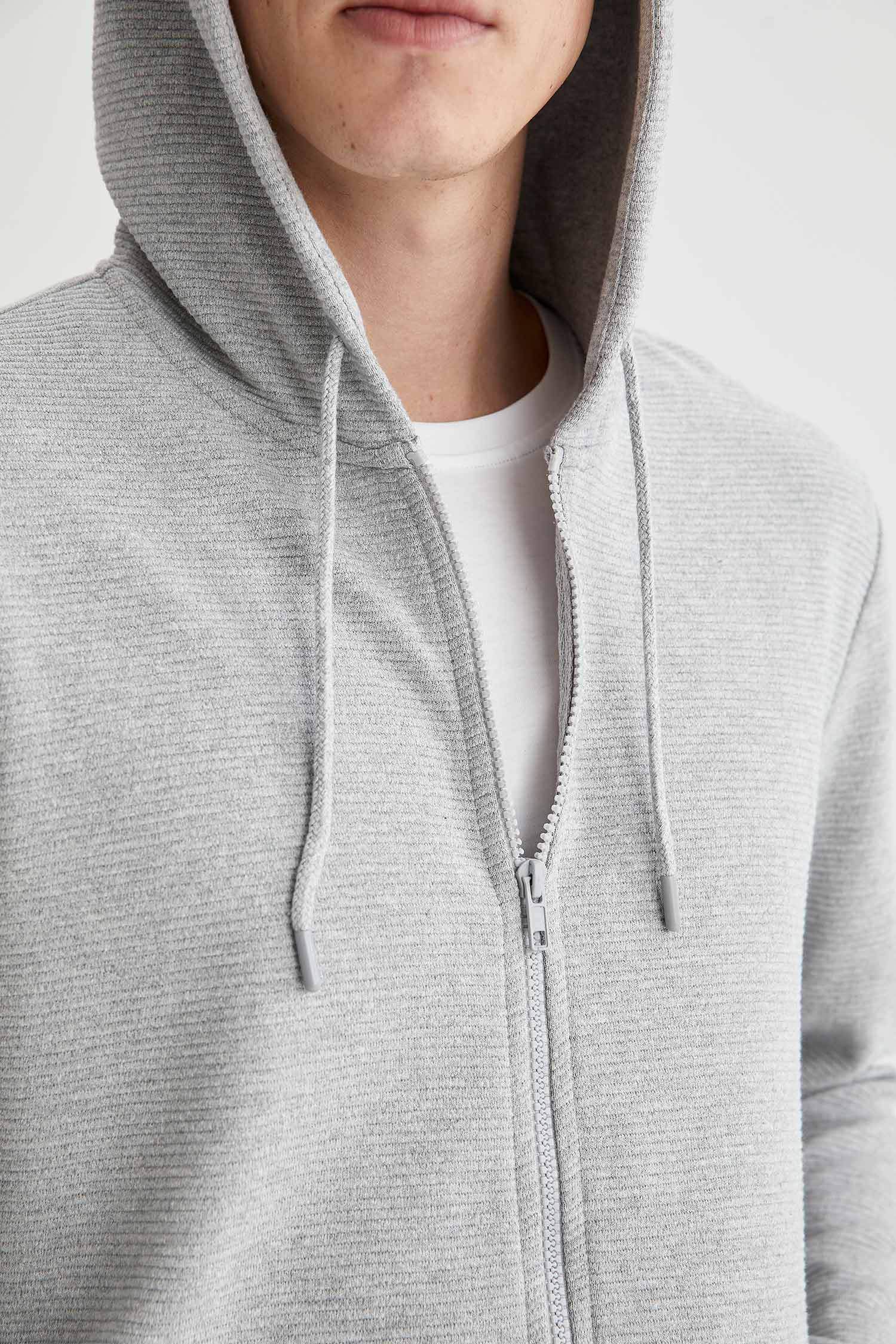 defacto gri sweatshirt