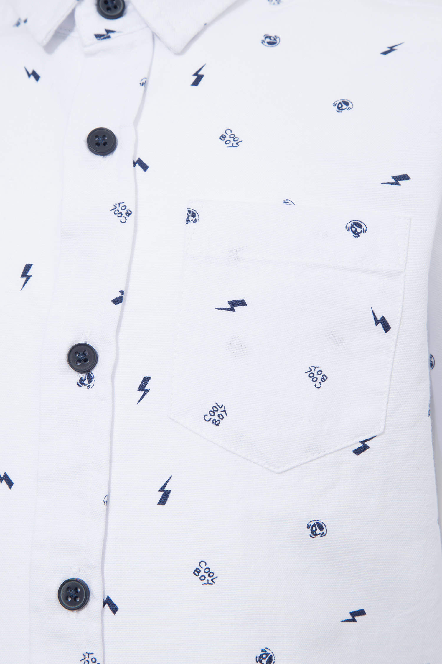 White BOYS & TEENS Boy Cotton Polo Shirt 1203877 | DeFacto