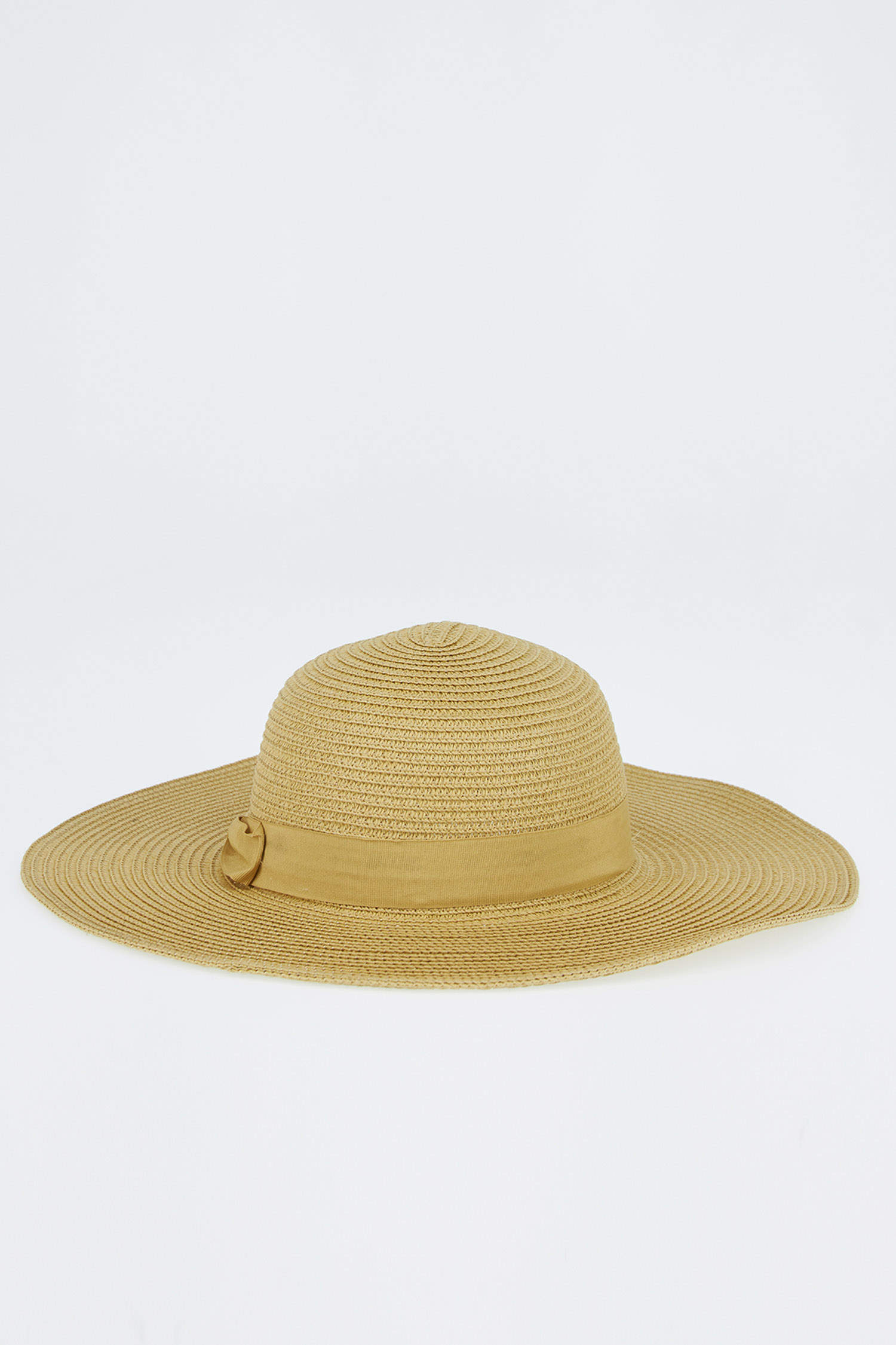 Defacto Kadın Şerit Detaylı Hasır Şapka. 2