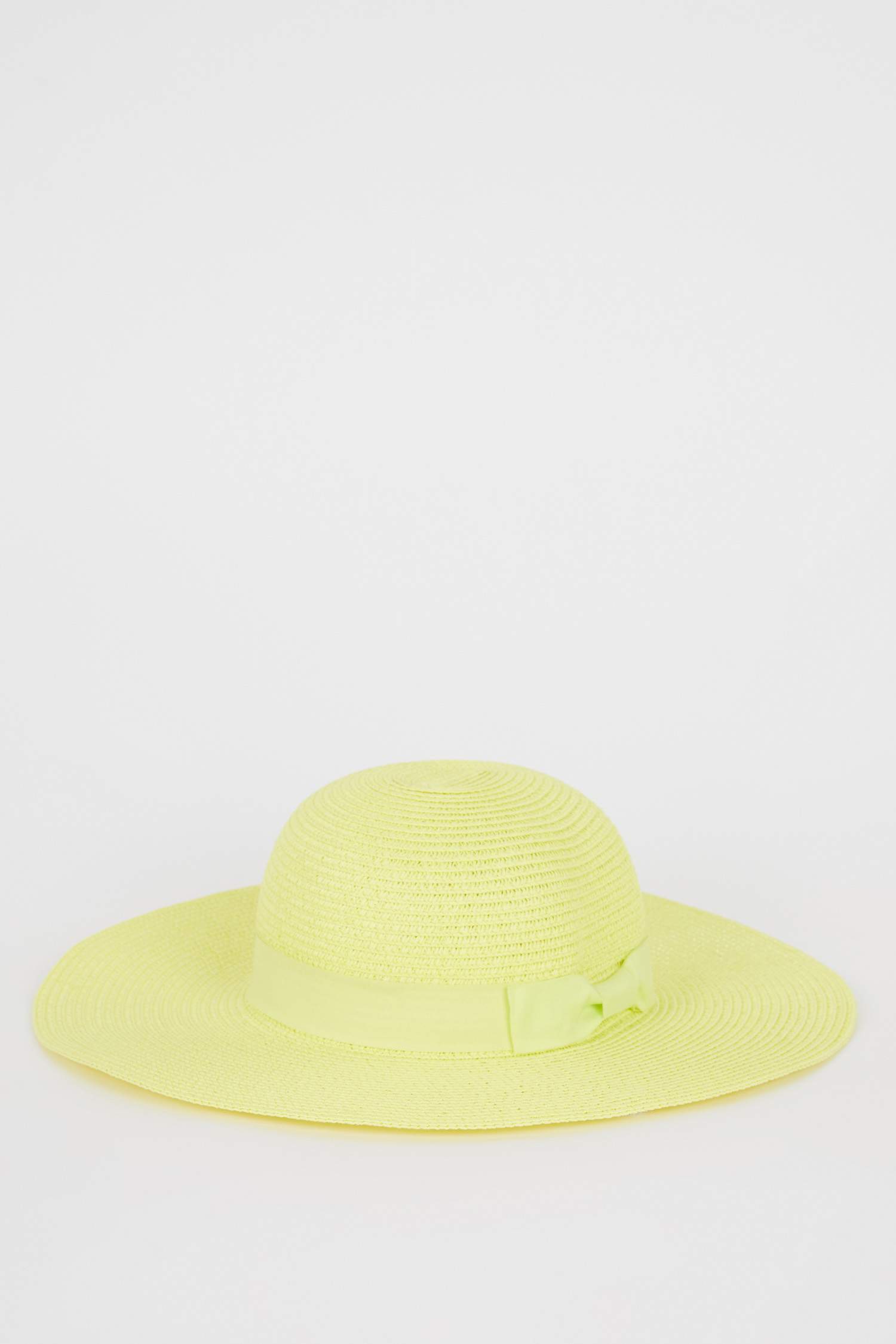 Stripe Detail Straw Hat