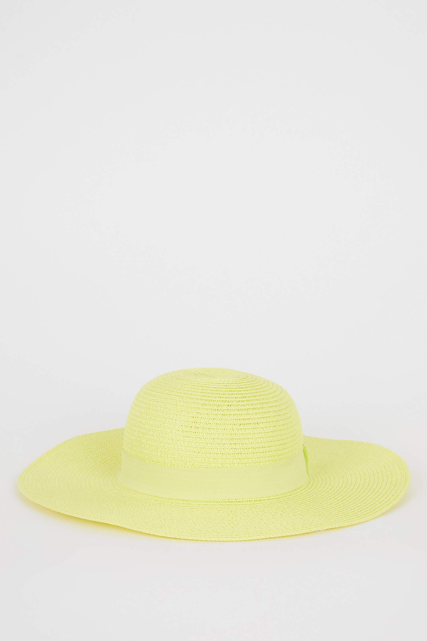 Stripe Detail Straw Hat