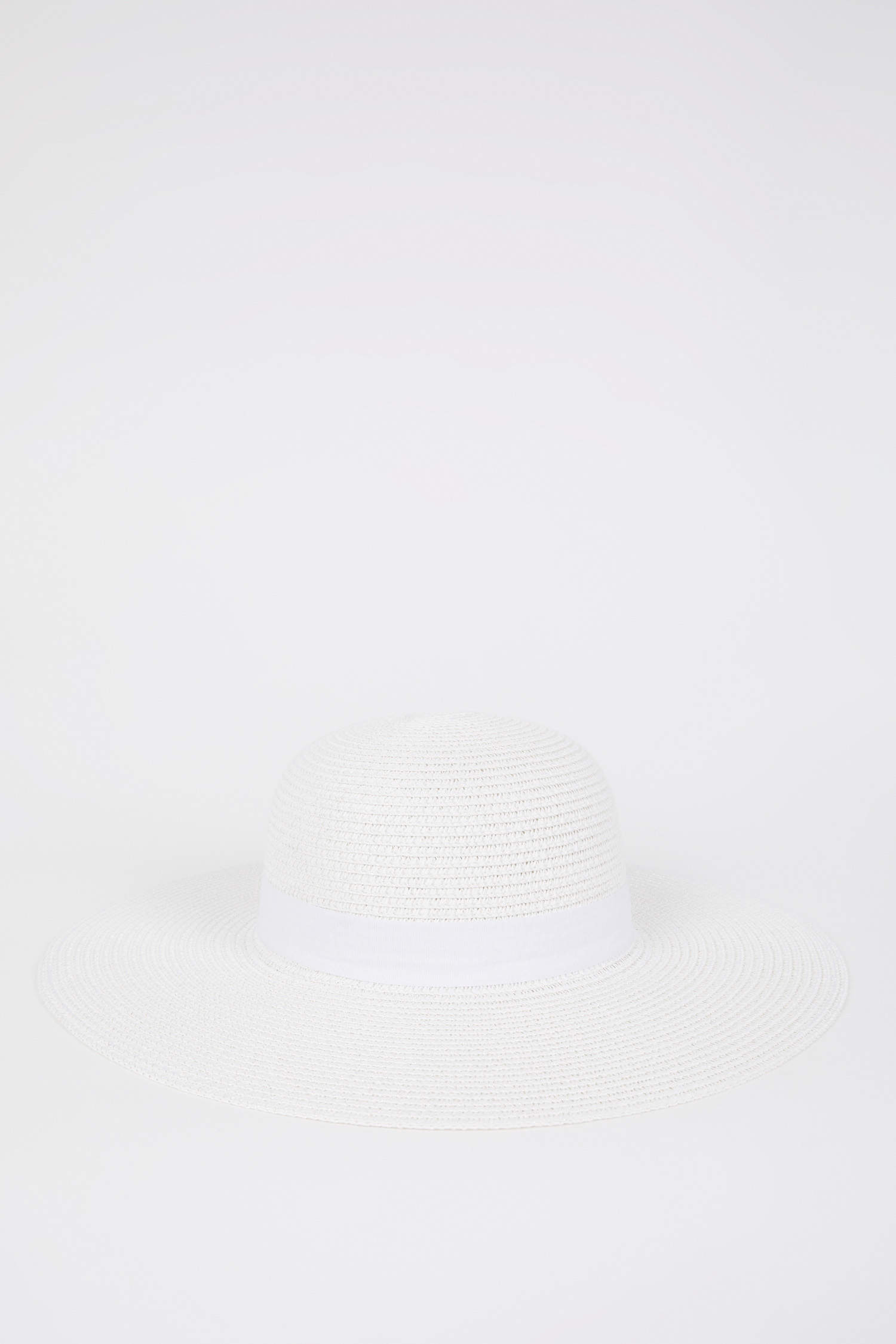 Defacto Kadın Şerit Detaylı Hasır Şapka. 4