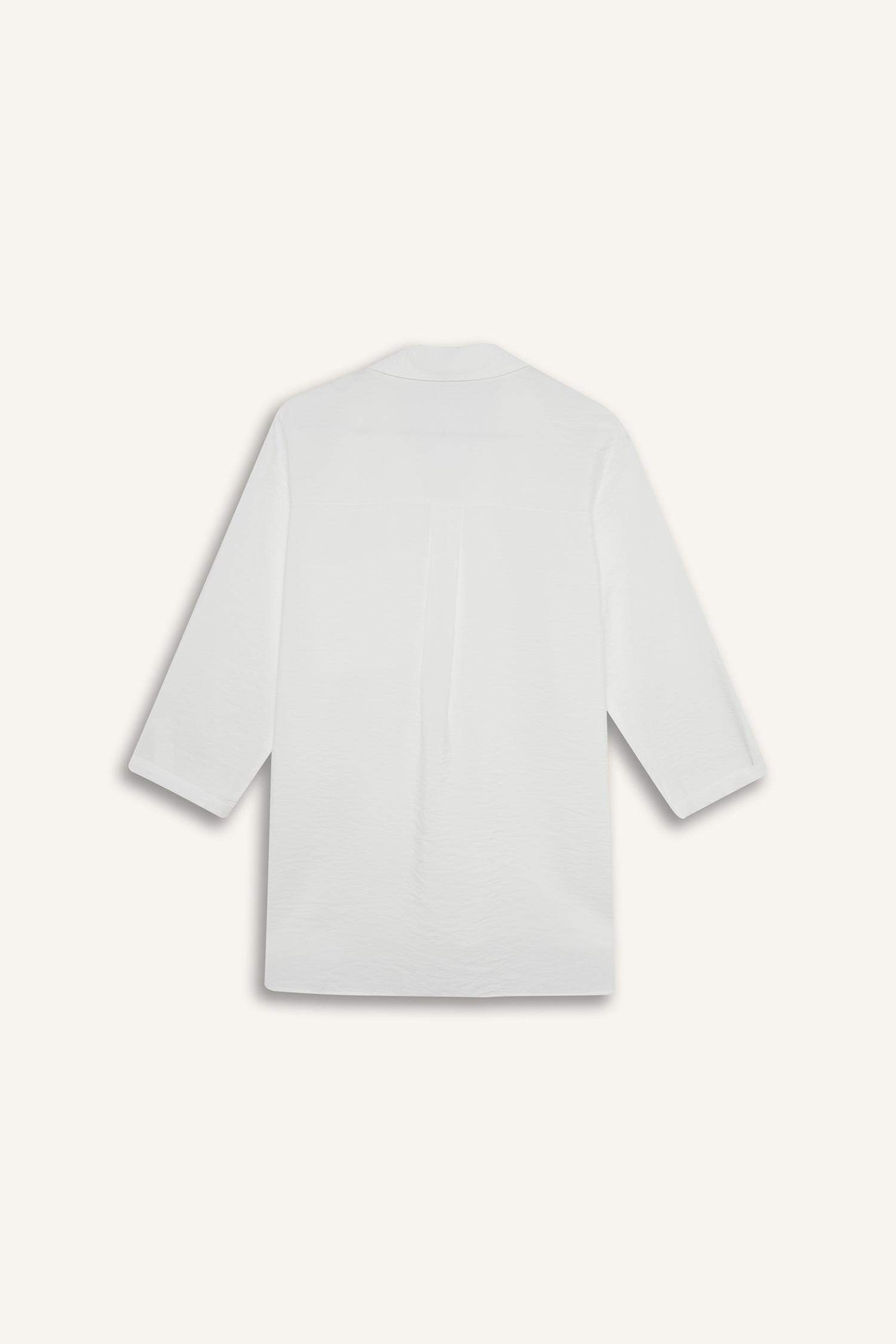 Regular Fit Basic Düz Uzun Kollu Gömlek