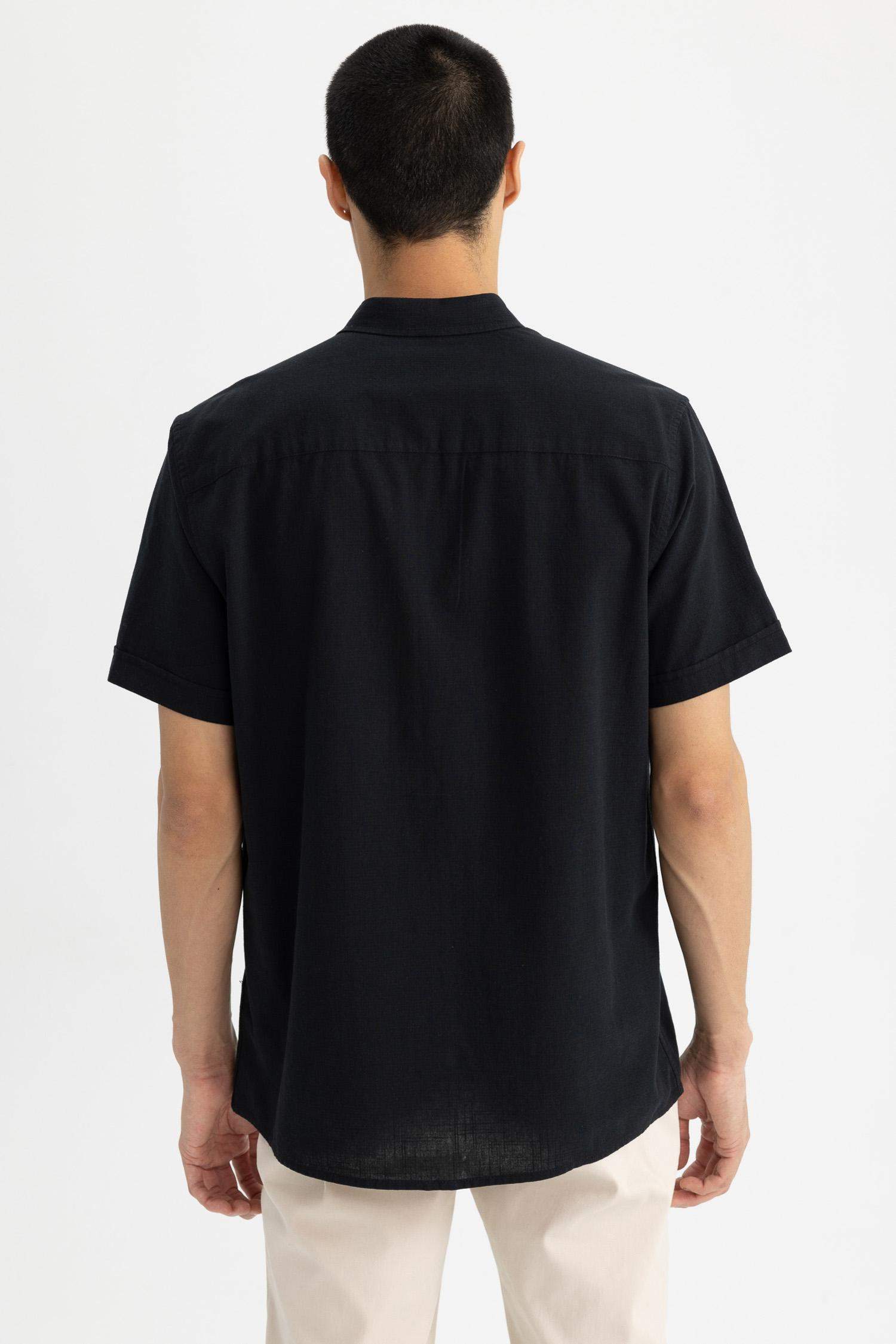 Chemise à col polo et manches courtes 100% coton