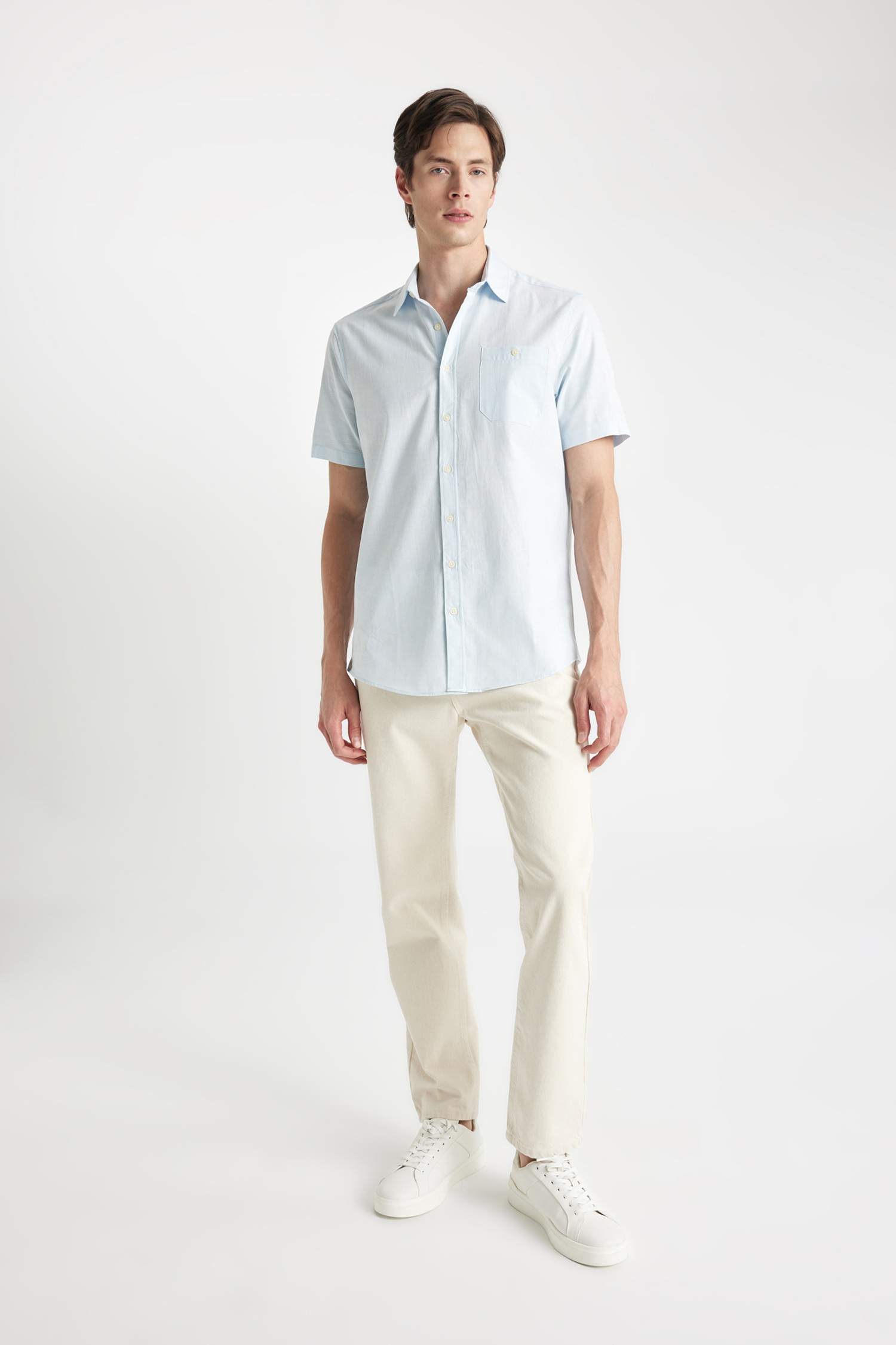 қалыпты пішім Қысқа жеңді жейде