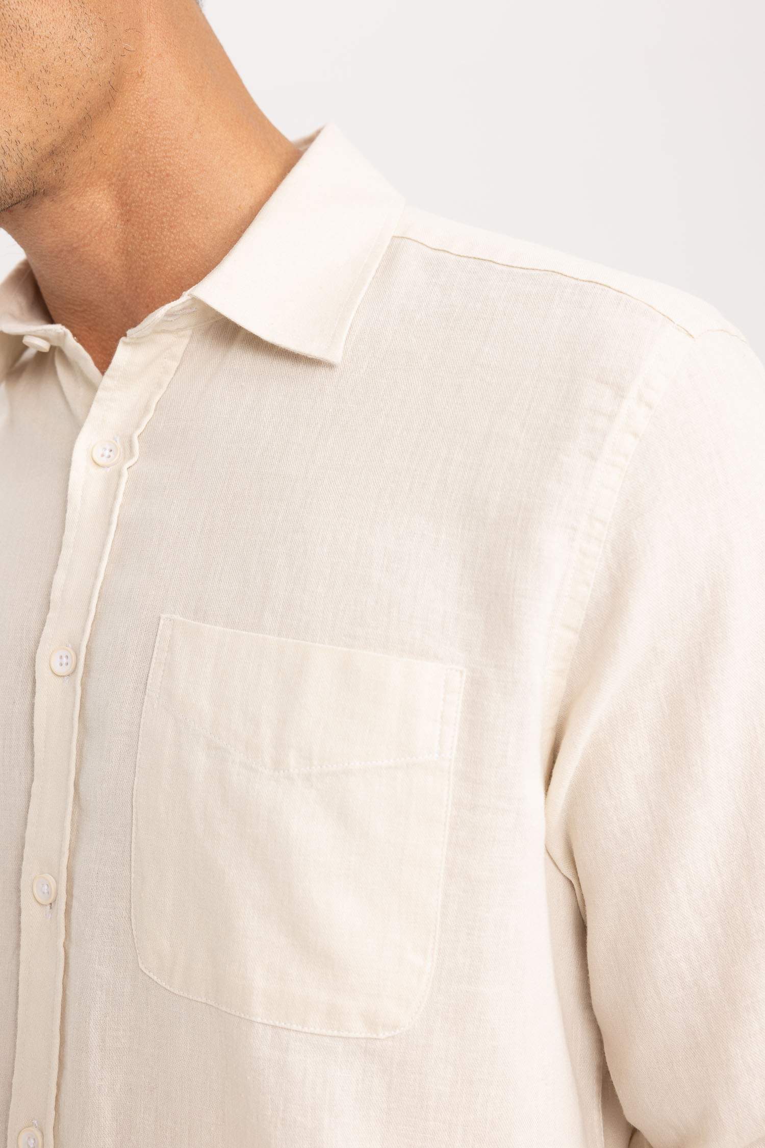 Chemise Coupe Régulière À Manches Longues