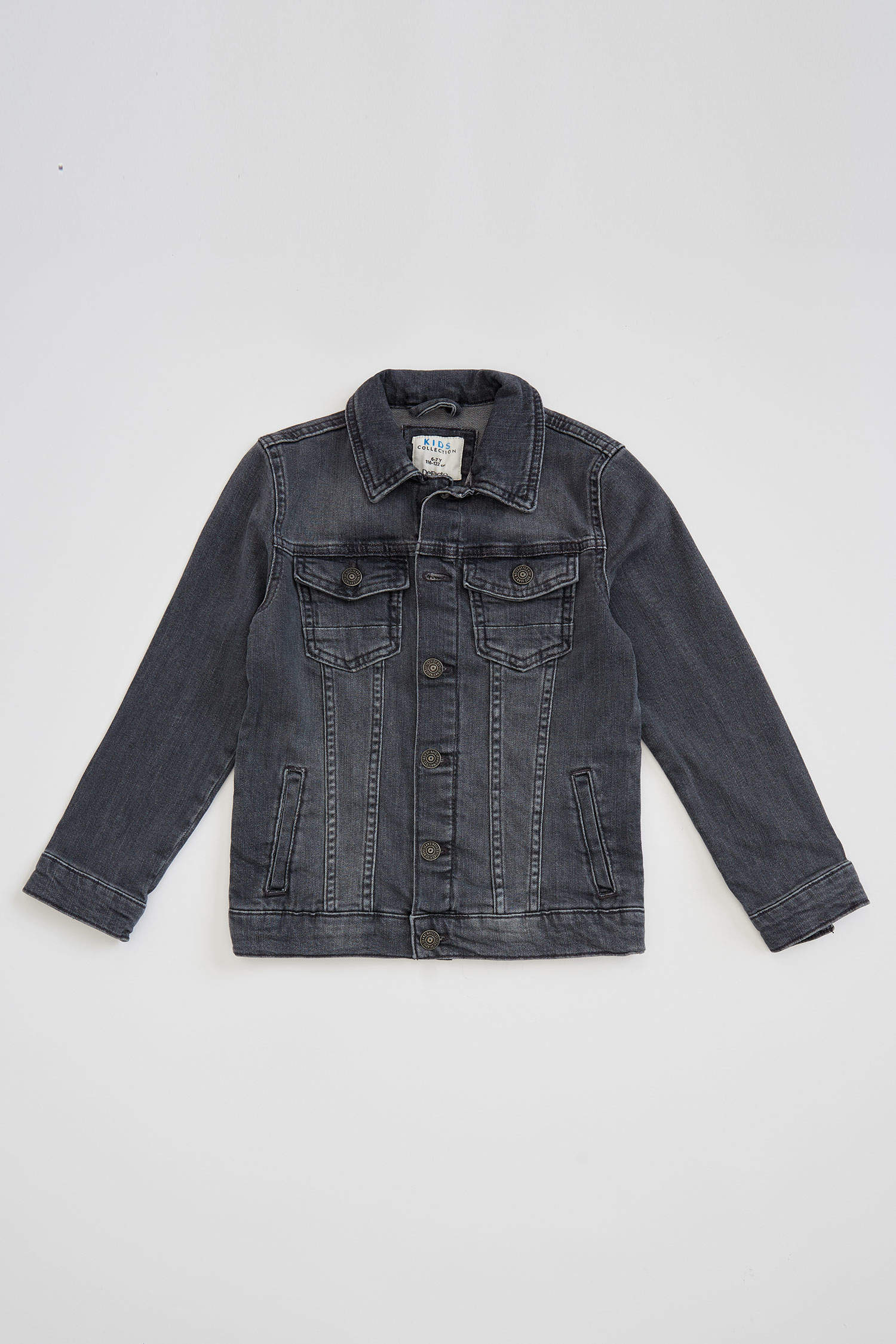 Grey BOYS & TEENS Boy Children'S Jean Jacket Regular Fit 1439045 | DeFacto