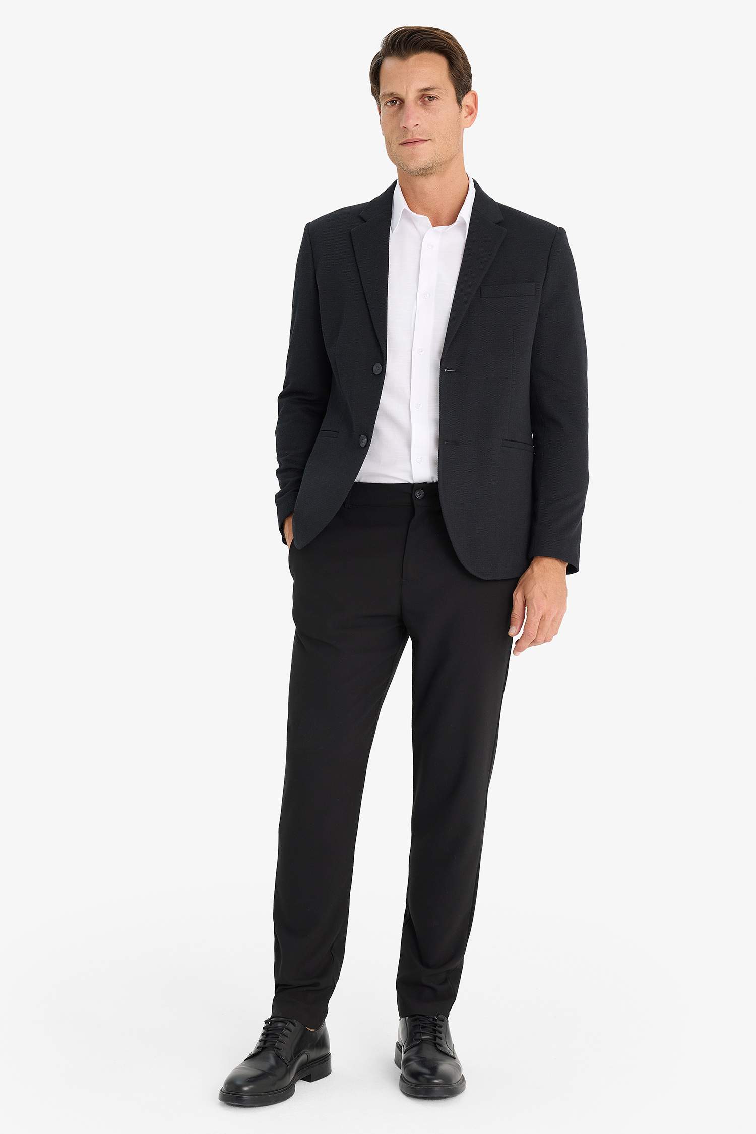 سترة بليزر سليم فيت مبطن