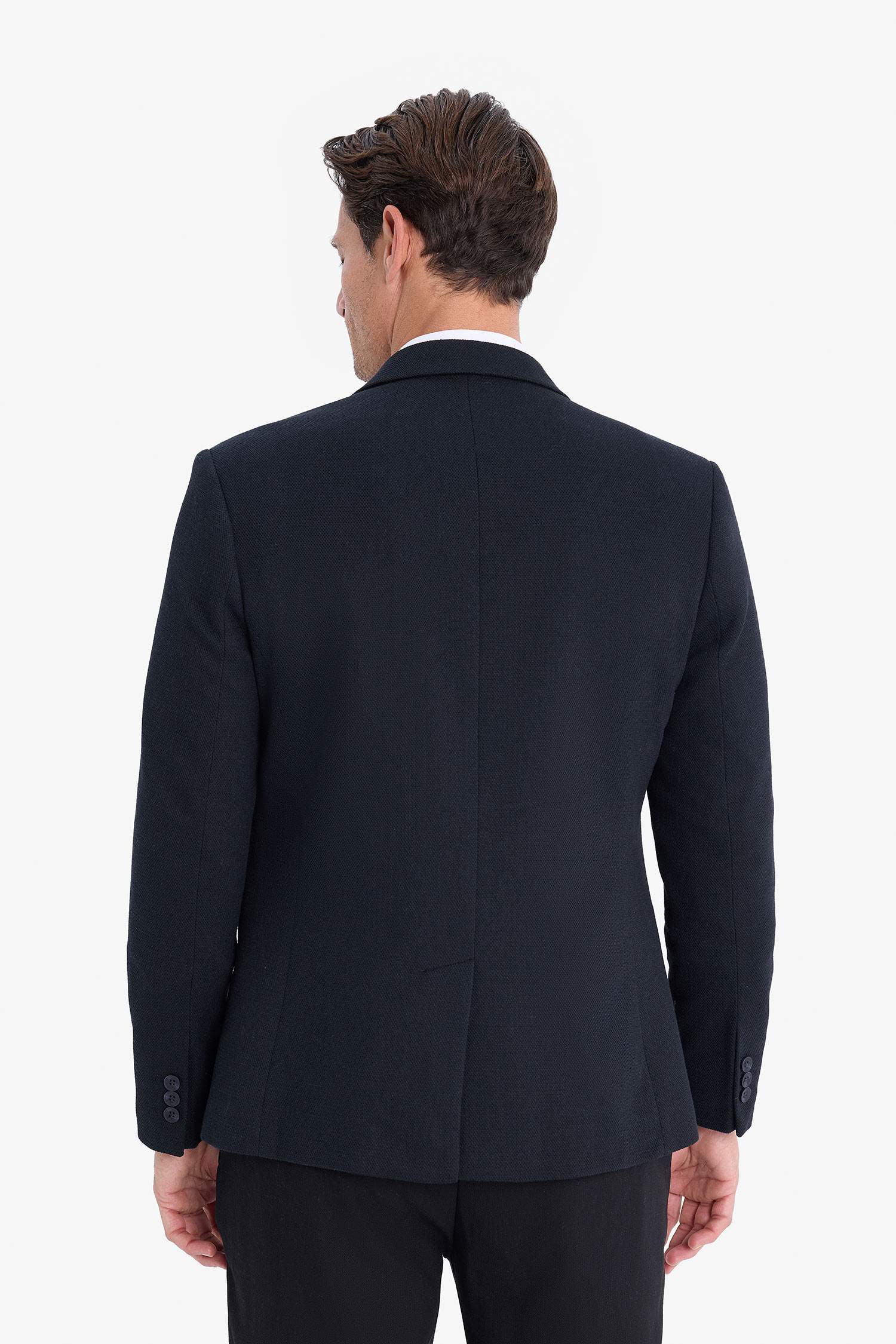 سترة بليزر سليم فيت مبطن