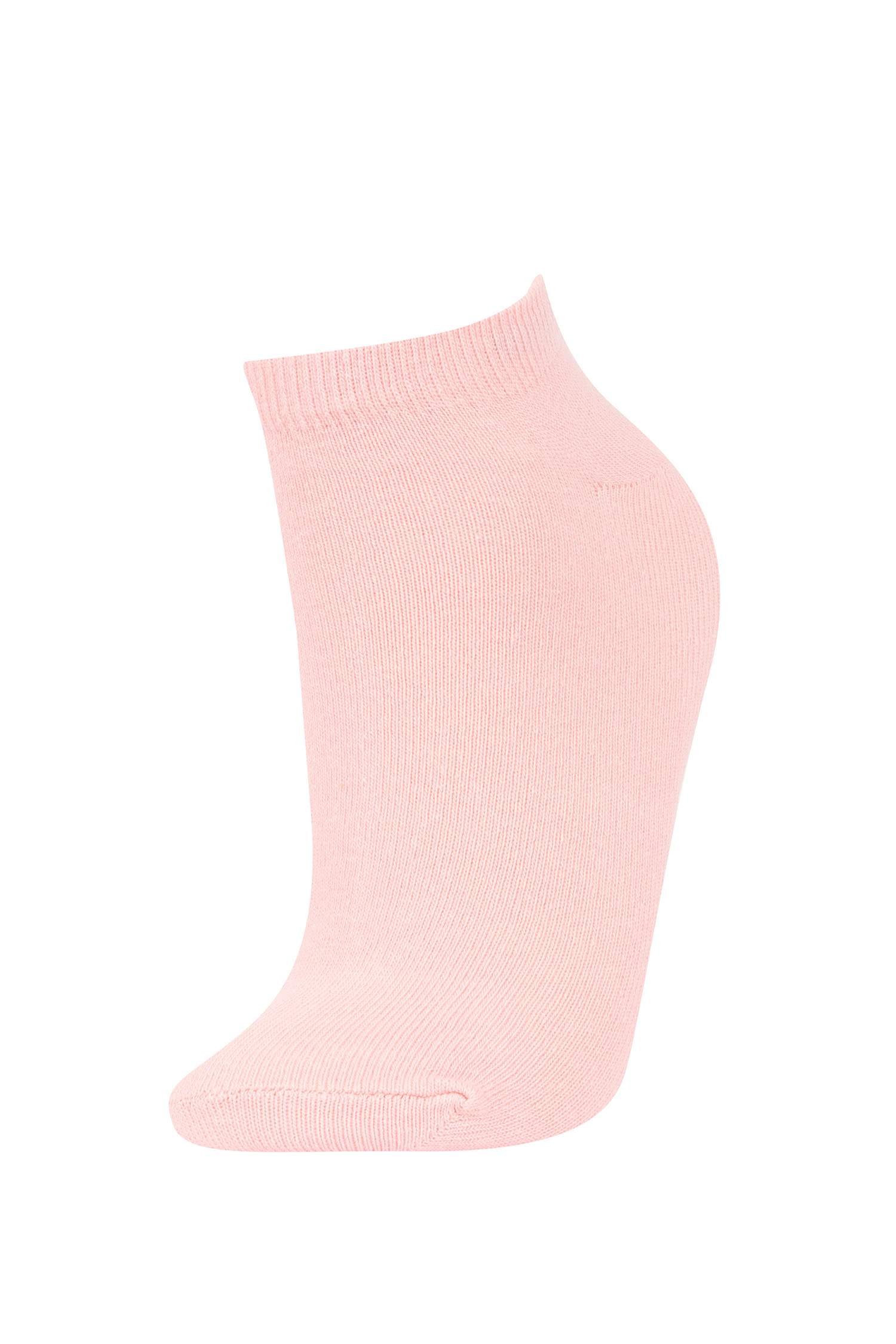 Kadın 5'li Pamuklu Patik Çorap