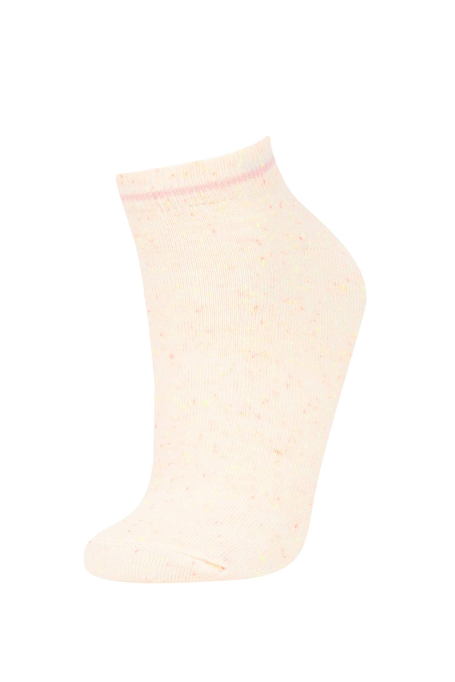 Kadın 5'li Pamuklu Patik Çorap