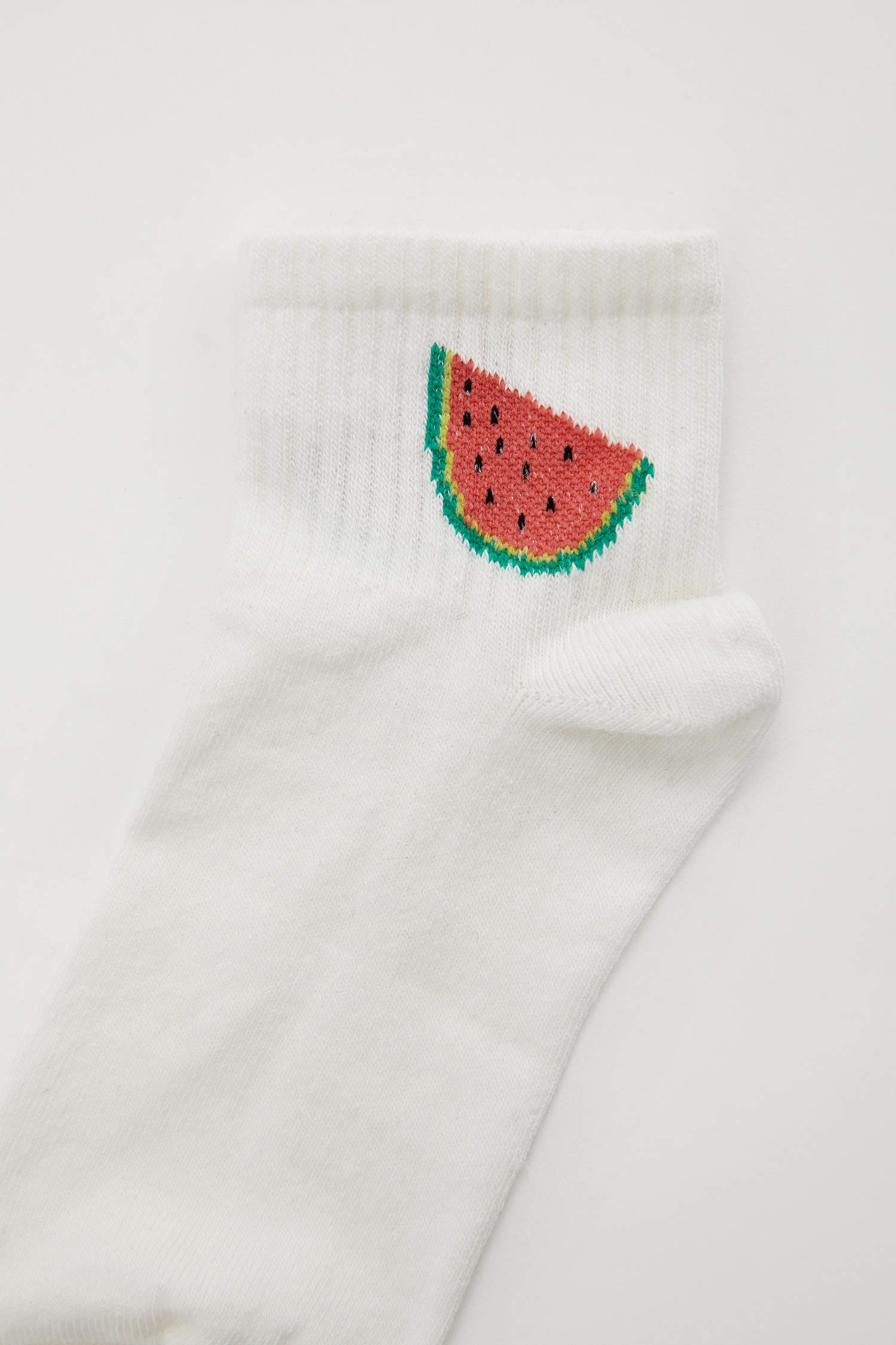Defacto 3'lü Meyve Desenli Çorap. 4