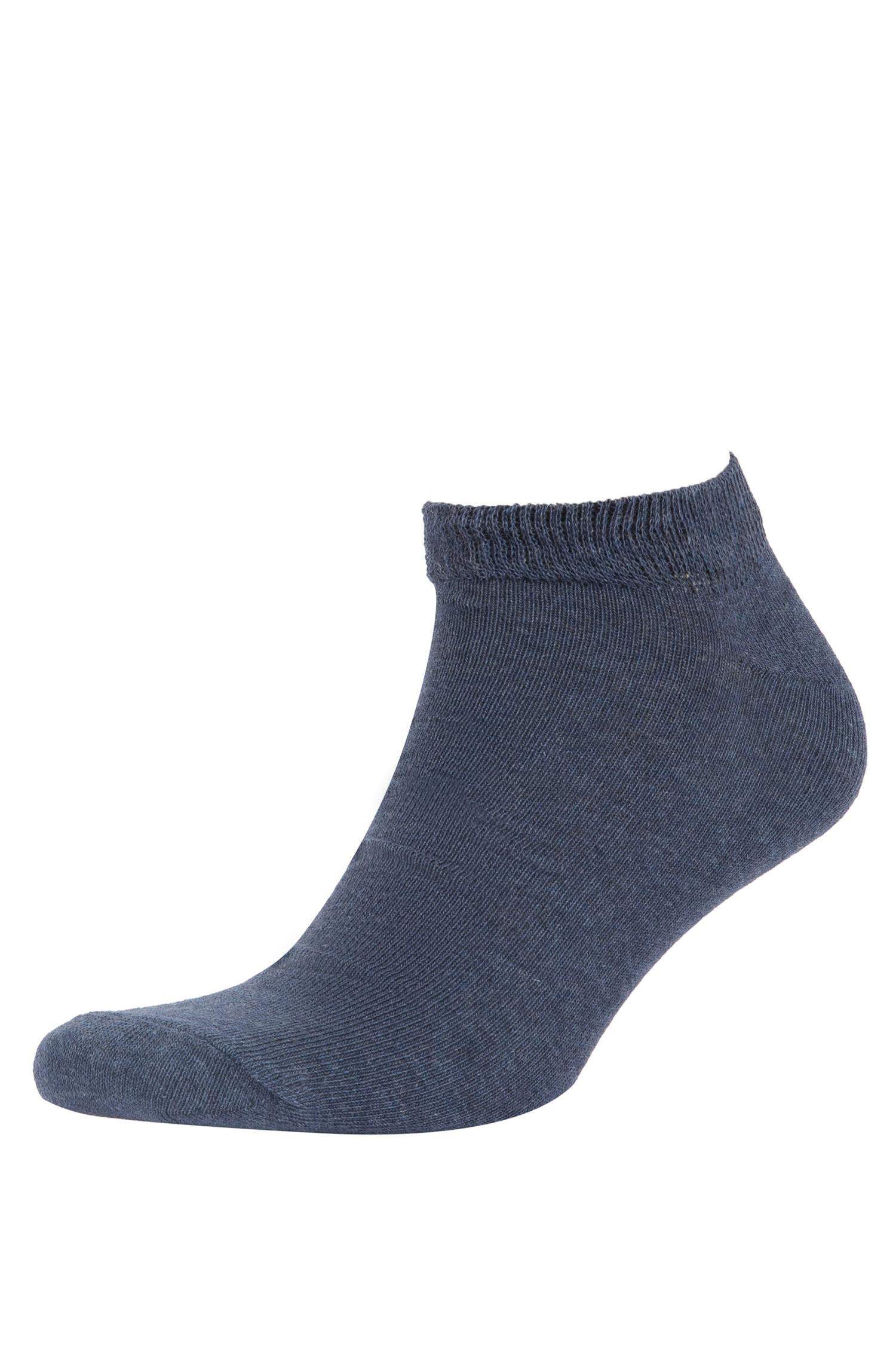 Erkek 5'li Pamuklu Patik Çorap