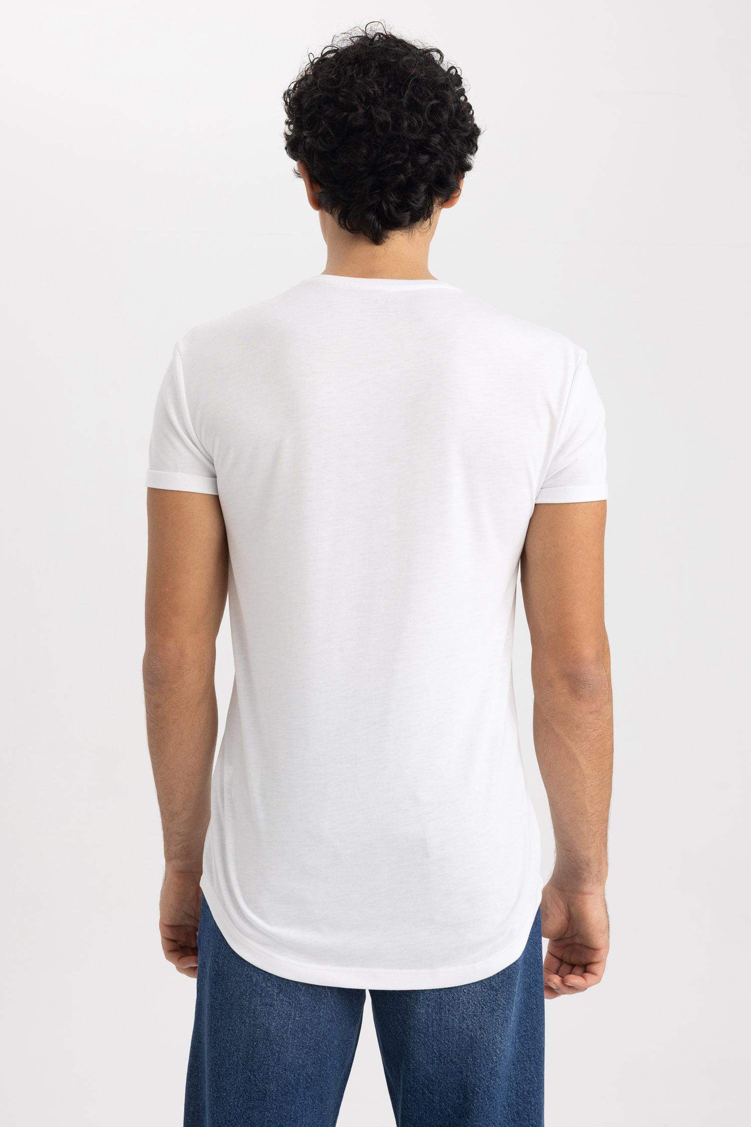 Man Basic Neck Fit T-Shirt 1216836