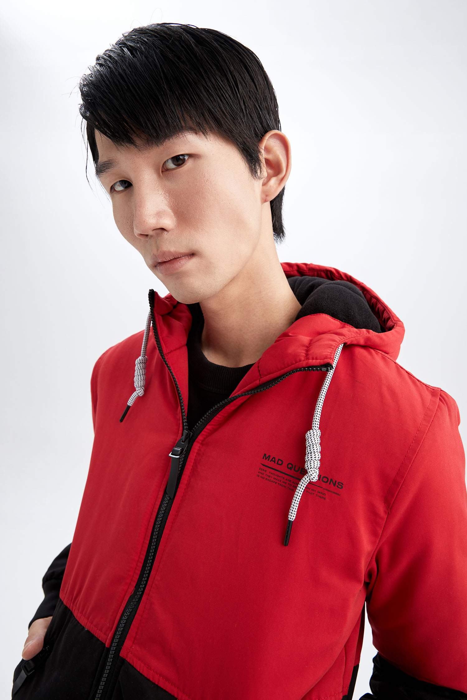 Waterproof Slim Fit Hooded Faux Fur Jacket